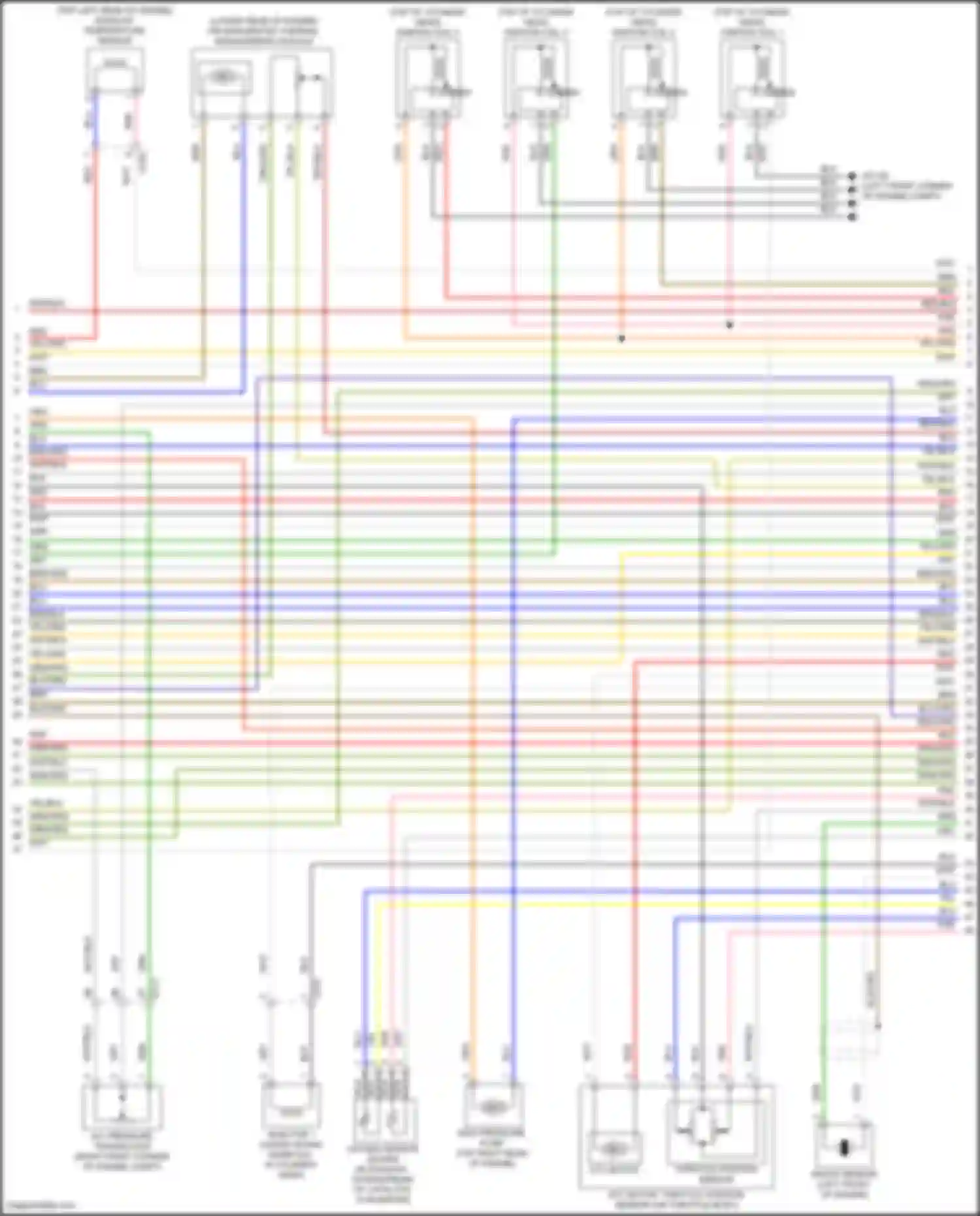 Sorento Kia IV facelift (2023-2024): Wiring diagram engine performance 1.6l turbo plug-in hybrid, engine controls circuit (2 of 8)