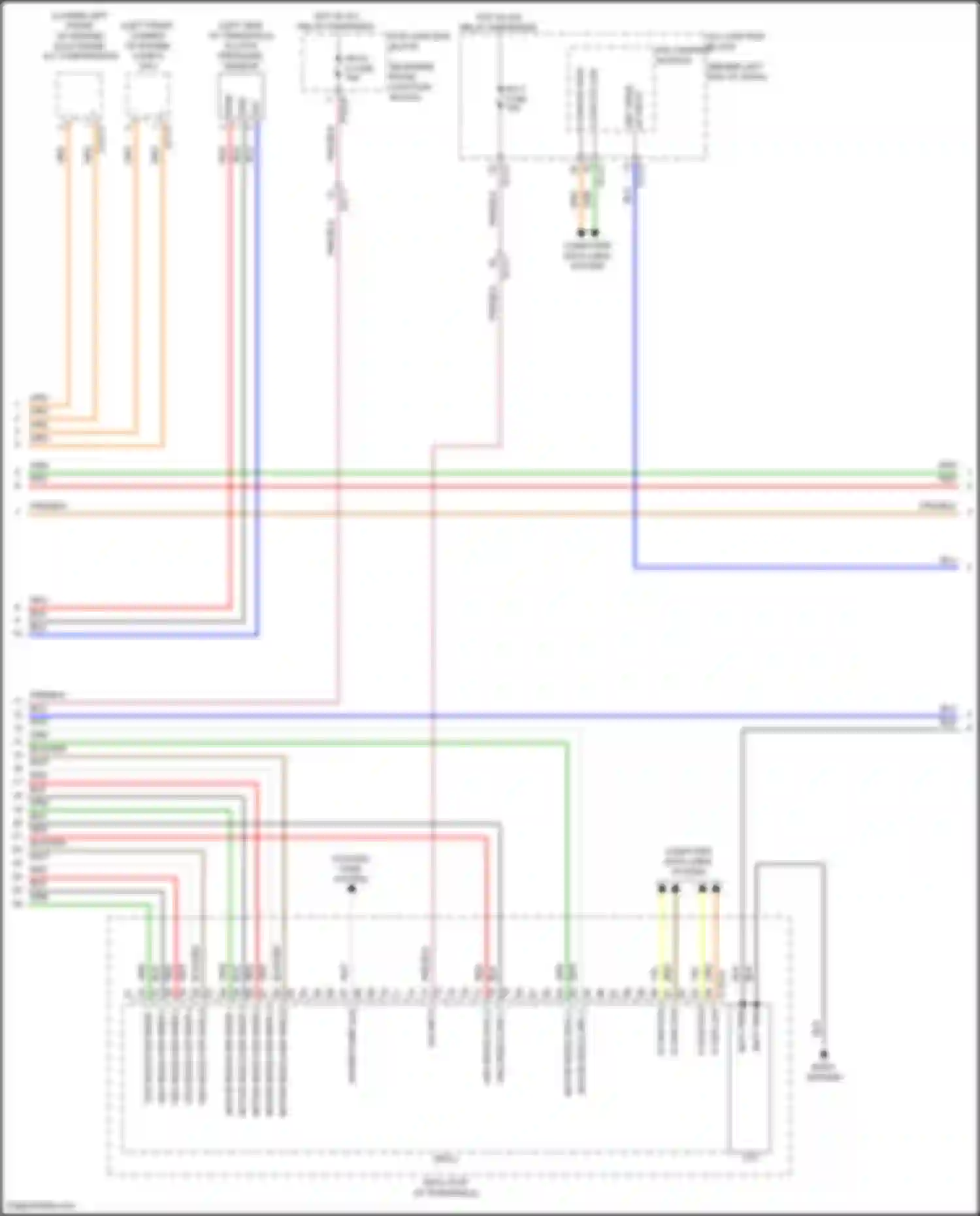Sorento Kia IV facelift (2023-2024): Wiring diagram engine performance 1.6l turbo plug-in hybrid, hybrid control circuit (2 of 12)