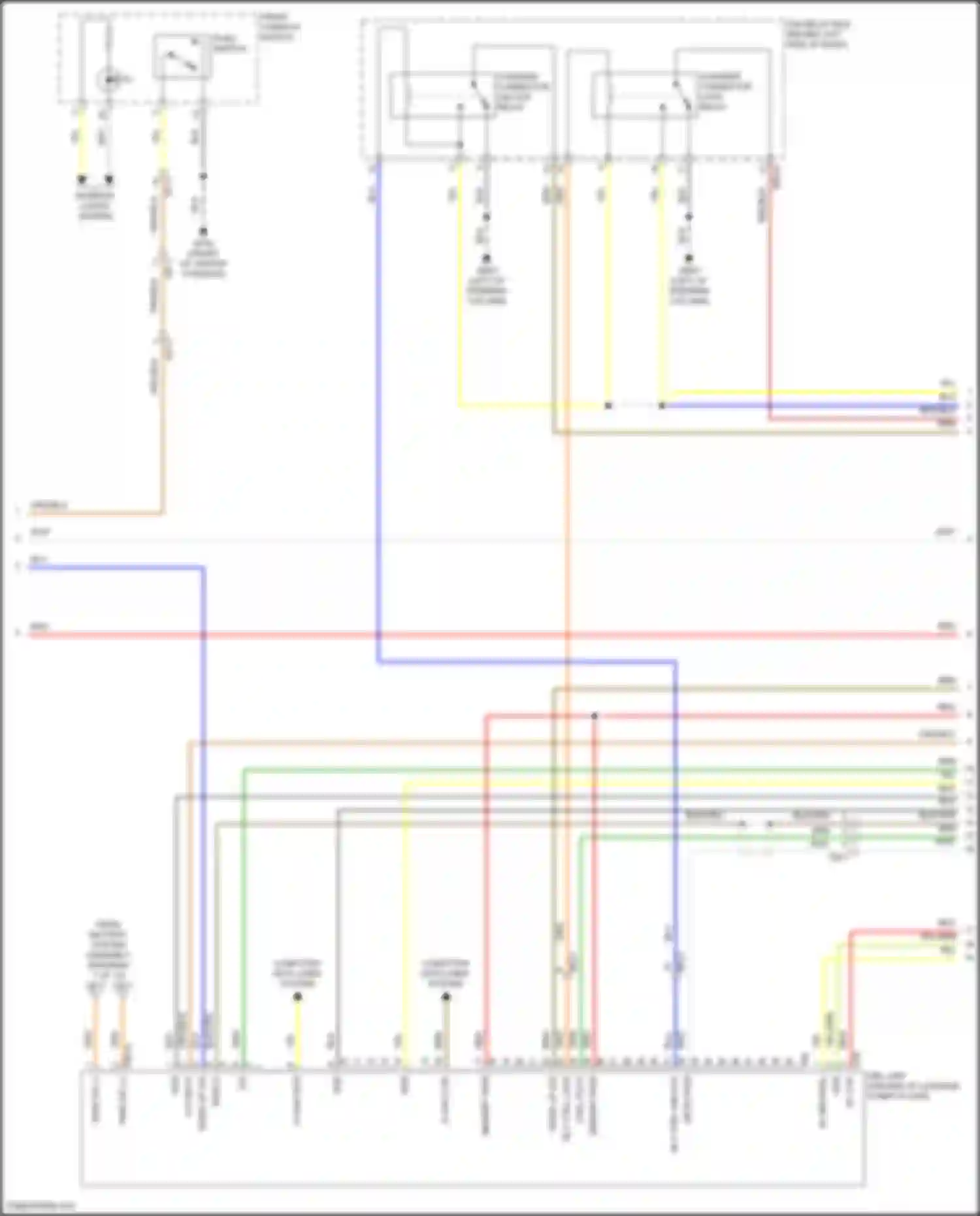 Sorento Kia IV facelift (2023-2024): Wiring diagram engine performance 1.6l turbo plug-in hybrid, hybrid control circuit (4 of 12)