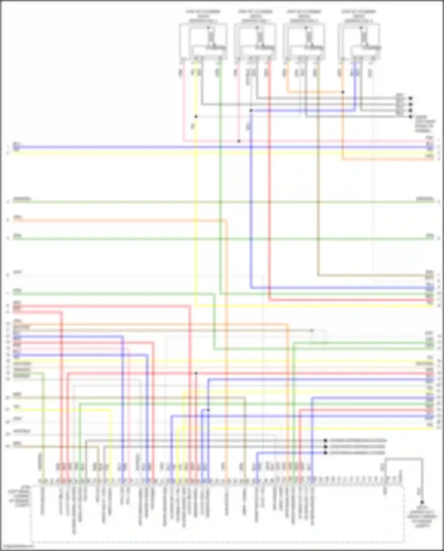 Sorento Kia IV facelift (2023-2024): Wiring diagram engine performance 2.5l turbo, engine controls circuit (3 of 8)