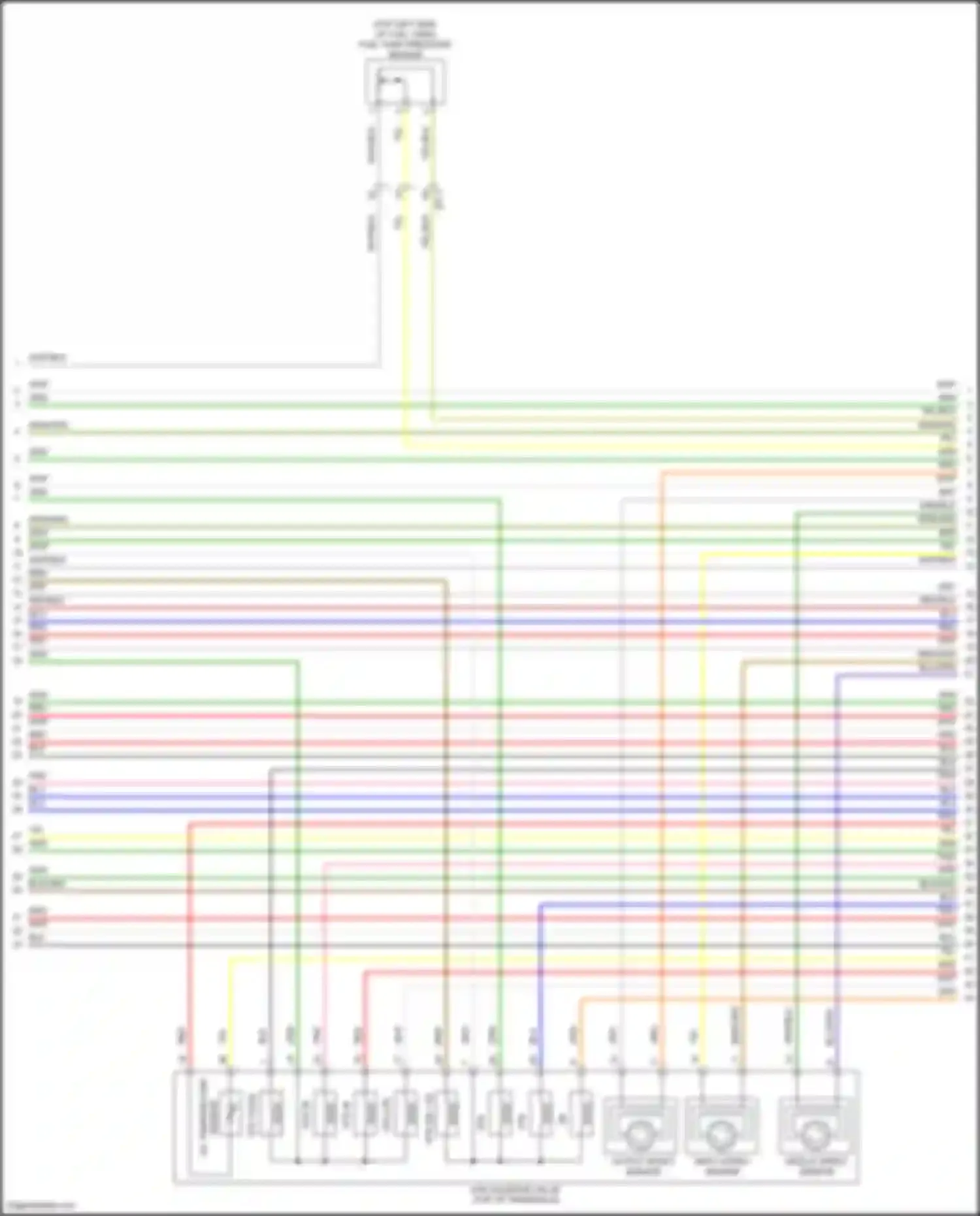Sorento Kia IV facelift (2023-2024): Wiring diagram engine performance 2.5l, engine controls circuit (3 of 8)