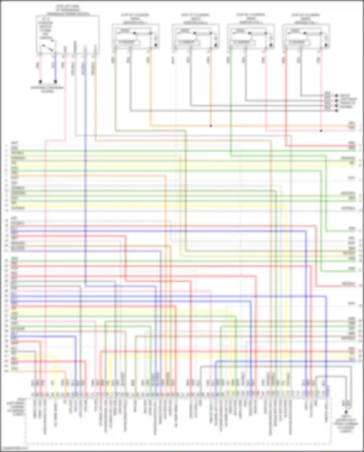 Sorento Kia IV facelift (2023-2024): Wiring diagram engine performance 2.5l, engine controls circuit (4 of 8)