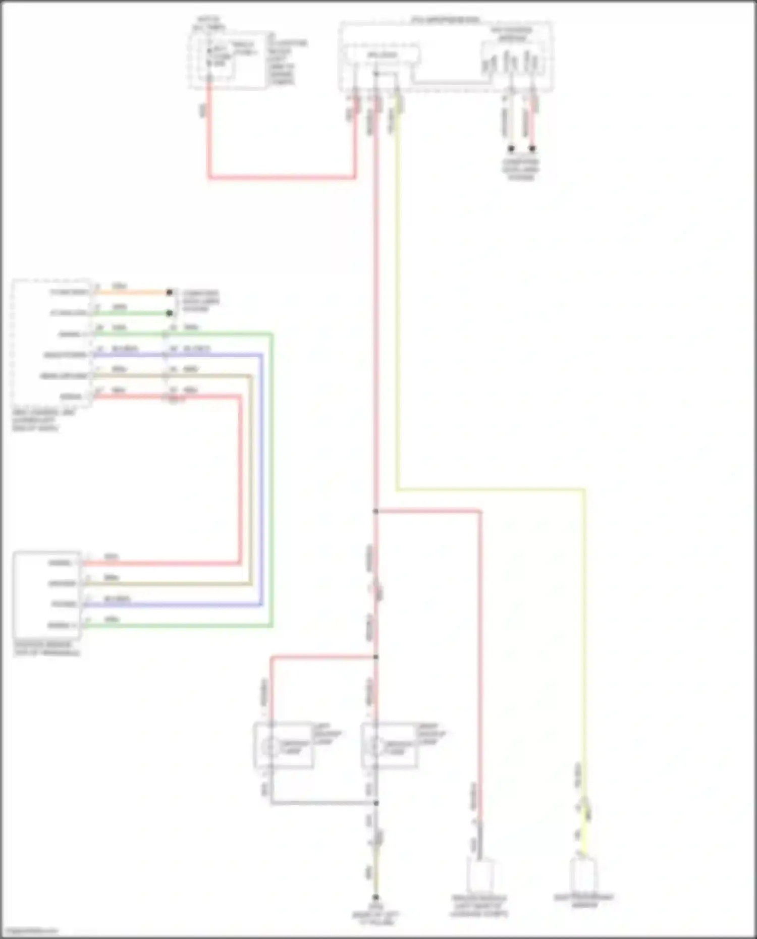 Sorento Kia IV facelift (2023-2024): Backup lamps circuit, hybrid