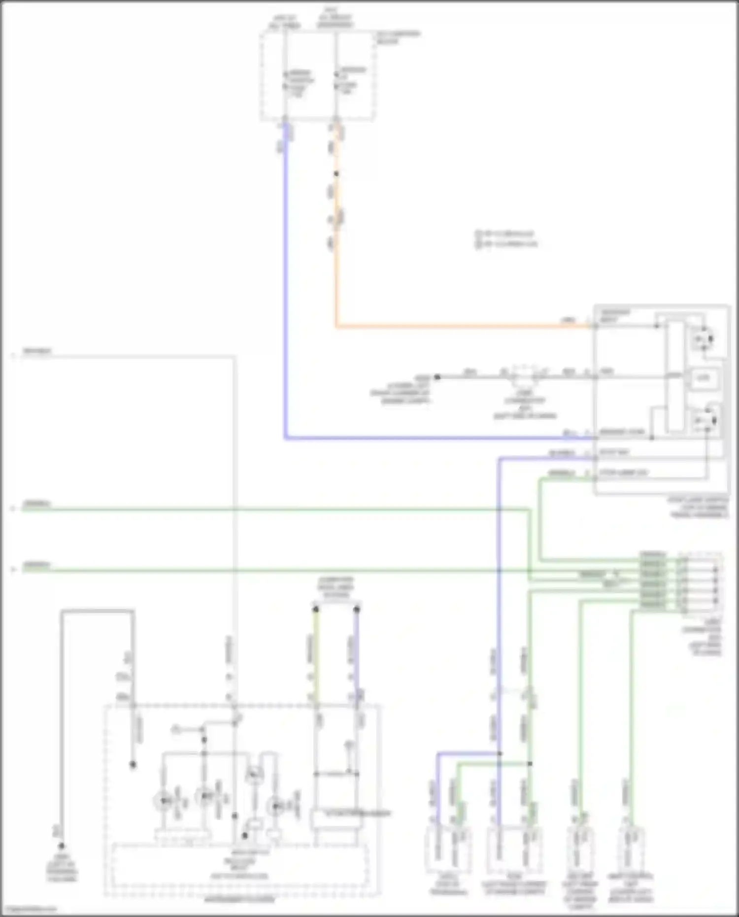 Sorento Kia IV facelift (2023-2024): Exterior lamps circuit, hybrid (4 of 4)