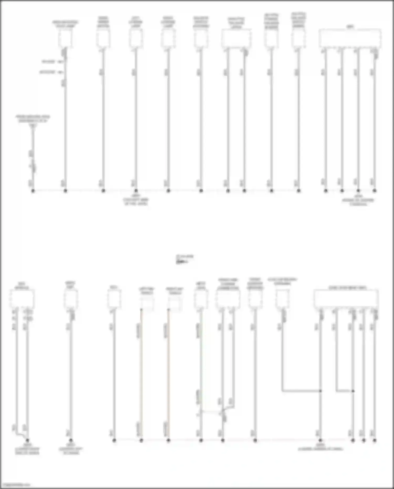 Sorento Kia IV facelift (2023-2024): Ground distribution circuit, except hybrid (2 of 8)