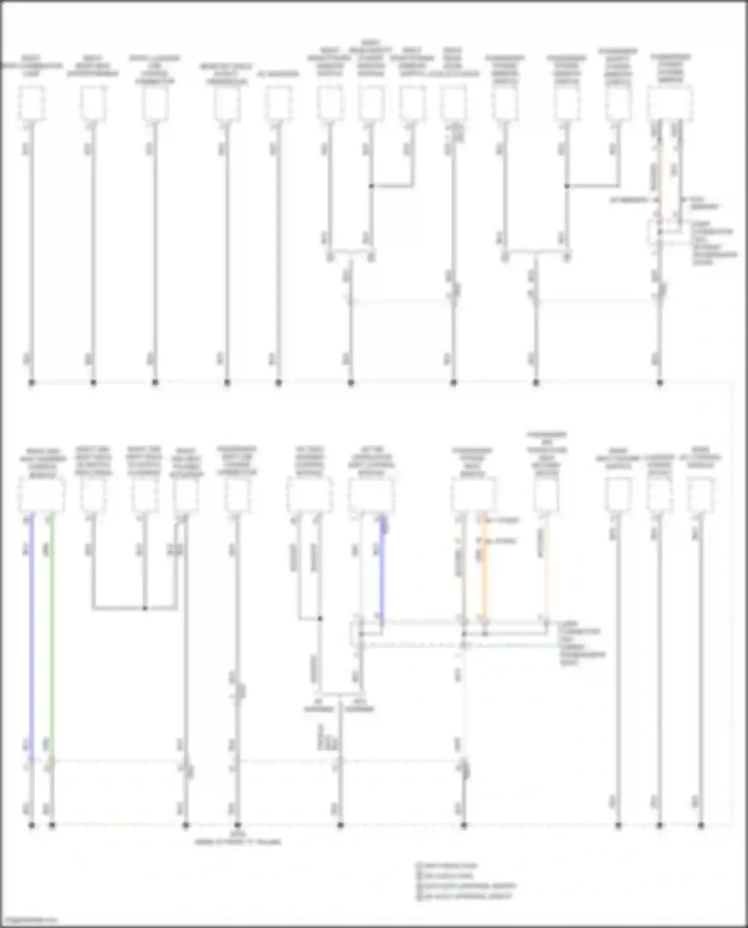 Sorento Kia IV facelift (2023-2024): Ground distribution circuit, except hybrid (7 of 8)