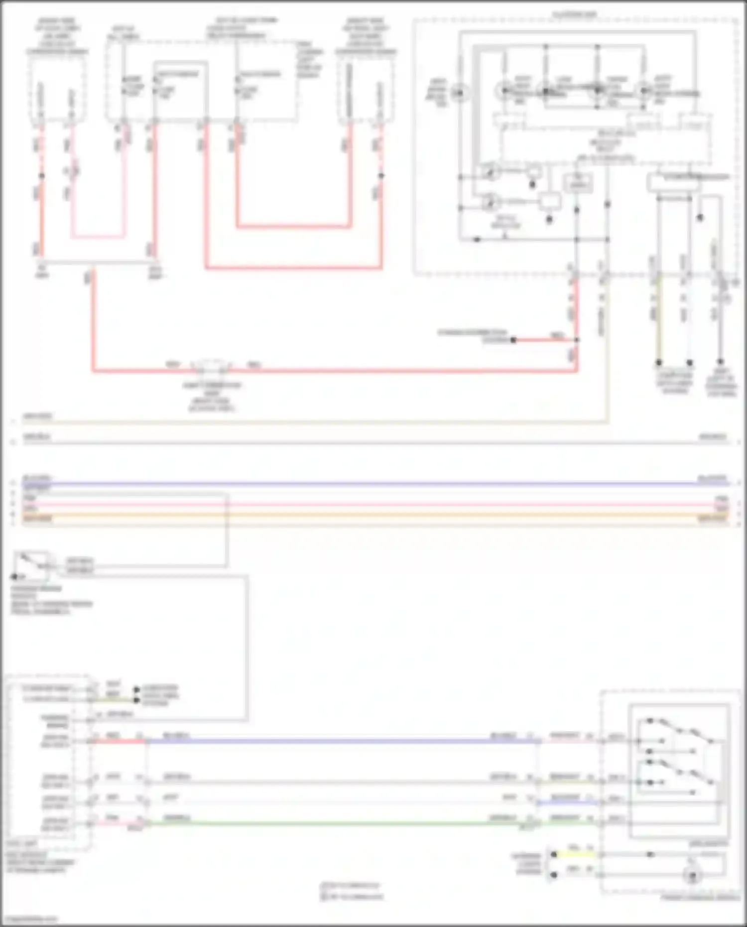 Sorento Kia IV facelift (2023-2024): Autolamps circuit, except hybrid (2 of 3)