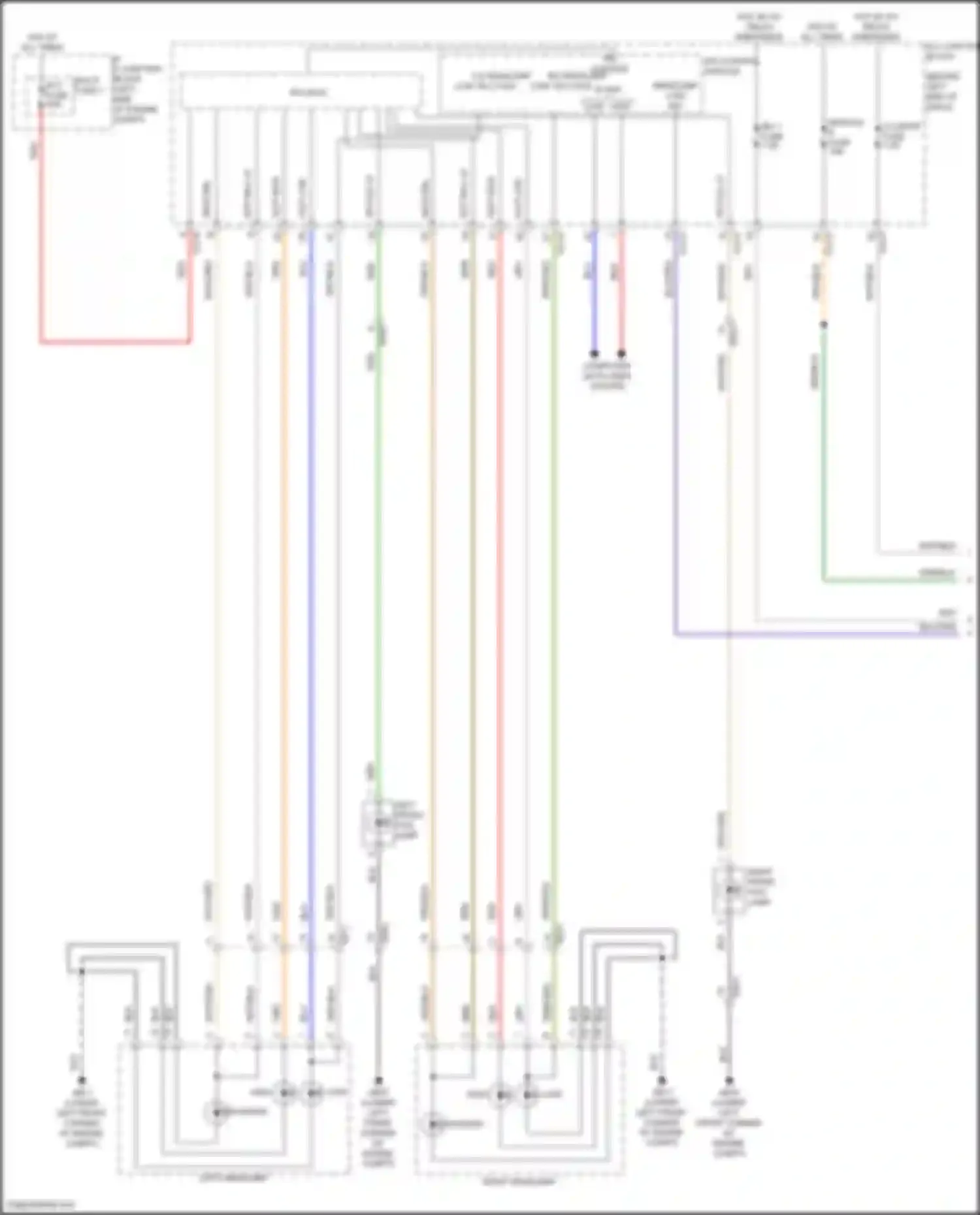 Sorento Kia IV facelift (2023-2024): Autolamps circuit, hybrid (1 of 3)