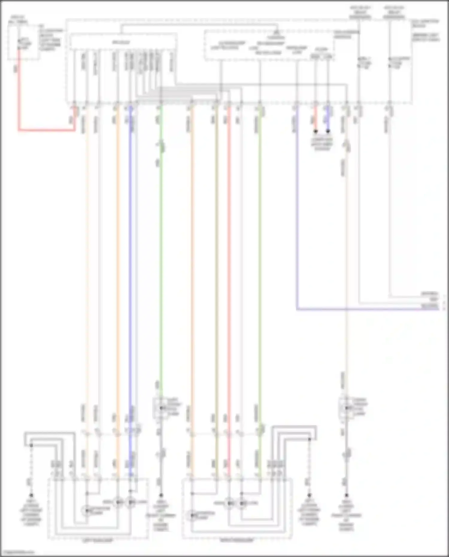Sorento Kia IV facelift (2023-2024): Headlamps circuit, hybrid (1 of 2)