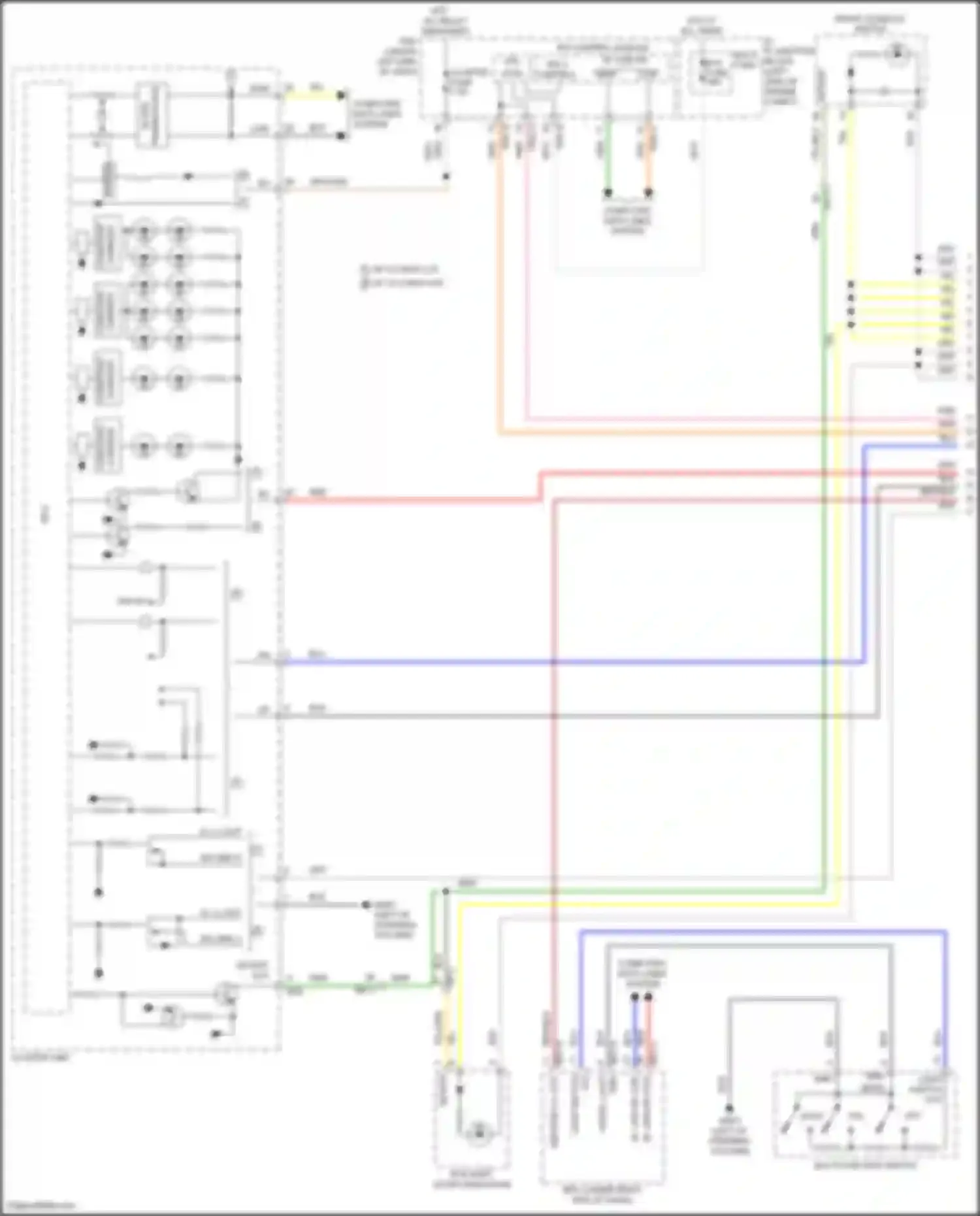 Sorento Kia IV facelift (2023-2024): Instrument illumination circuit, except hybrid (1 of 3)