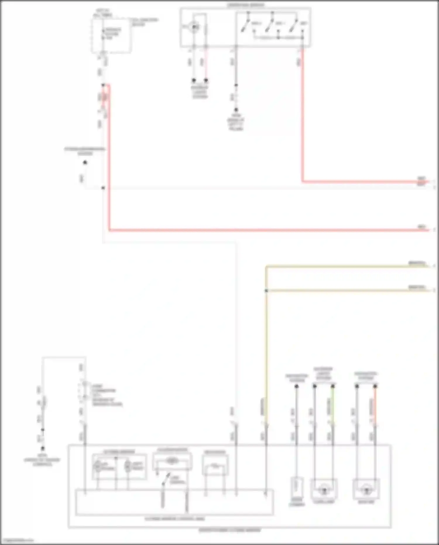 Sorento Kia IV facelift (2023-2024): Memory mirrors circuit, hybrid (1 of 2)