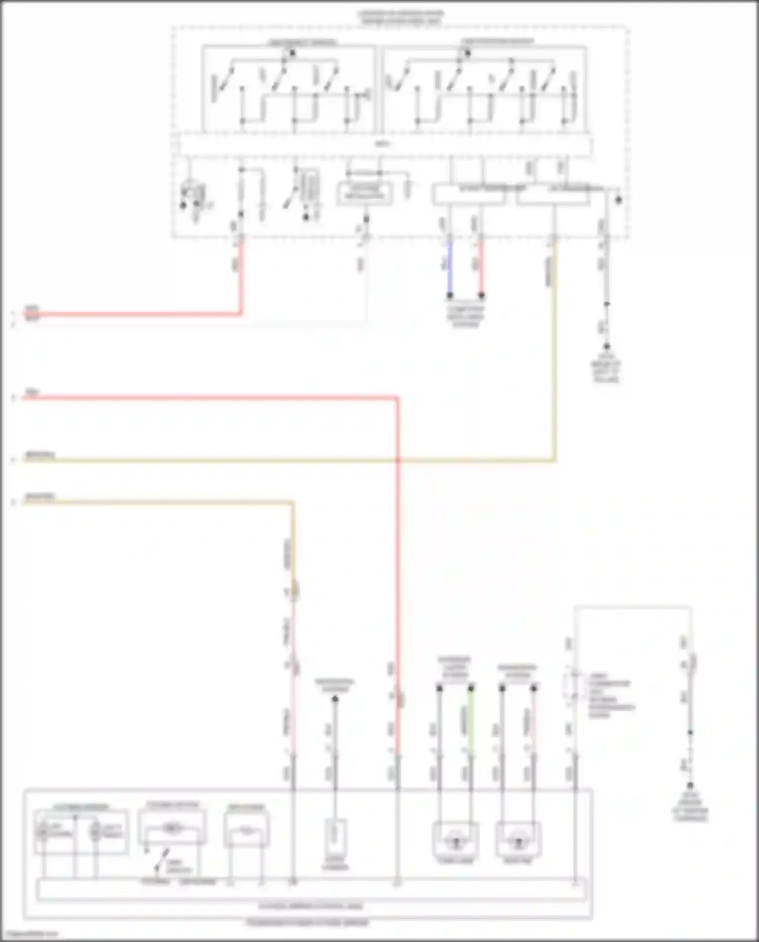 Sorento Kia IV facelift (2023-2024): Memory mirrors circuit, hybrid (2 of 2)