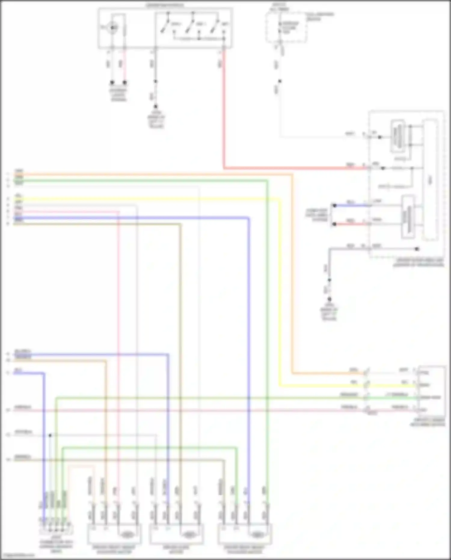 Sorento Kia IV facelift (2023-2024): Memory seat circuit, hybrid 14-way (3 of 3)