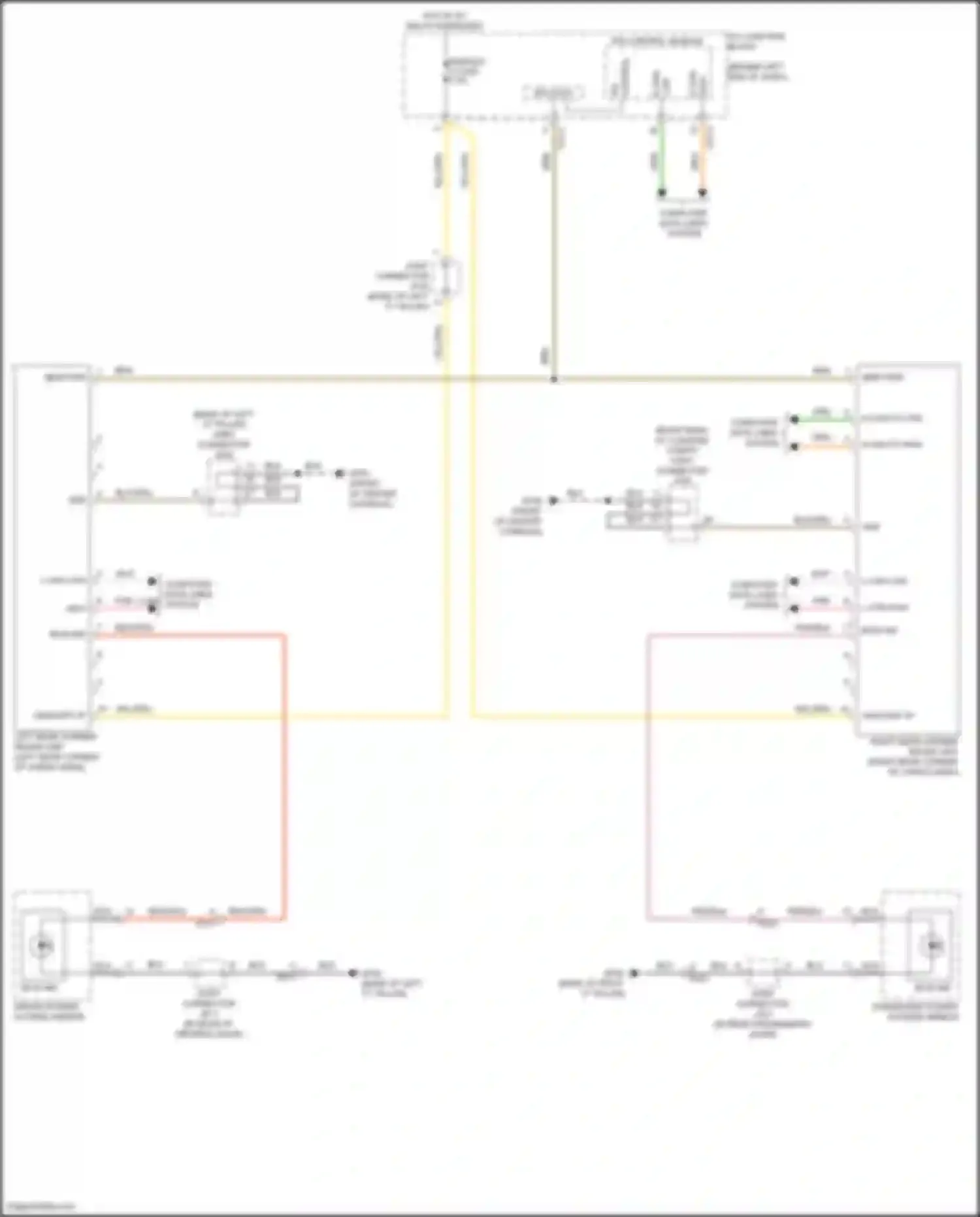 Sorento Kia IV facelift (2023-2024): Blind spot information system circuit, hybrid