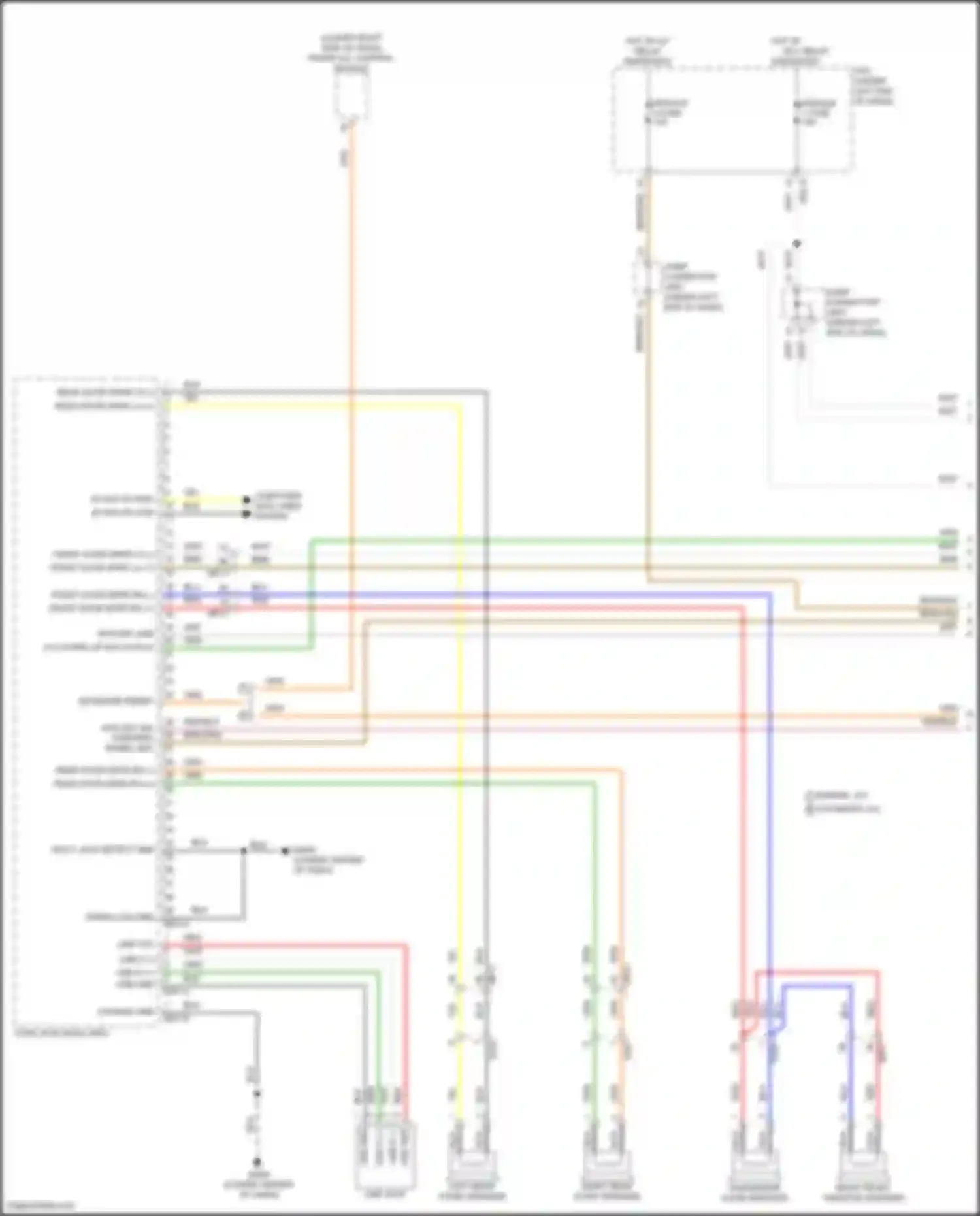 Sorento Kia IV facelift (2023-2024): Navigation circuit, except hybrid w/o amplifier (1 of 5)