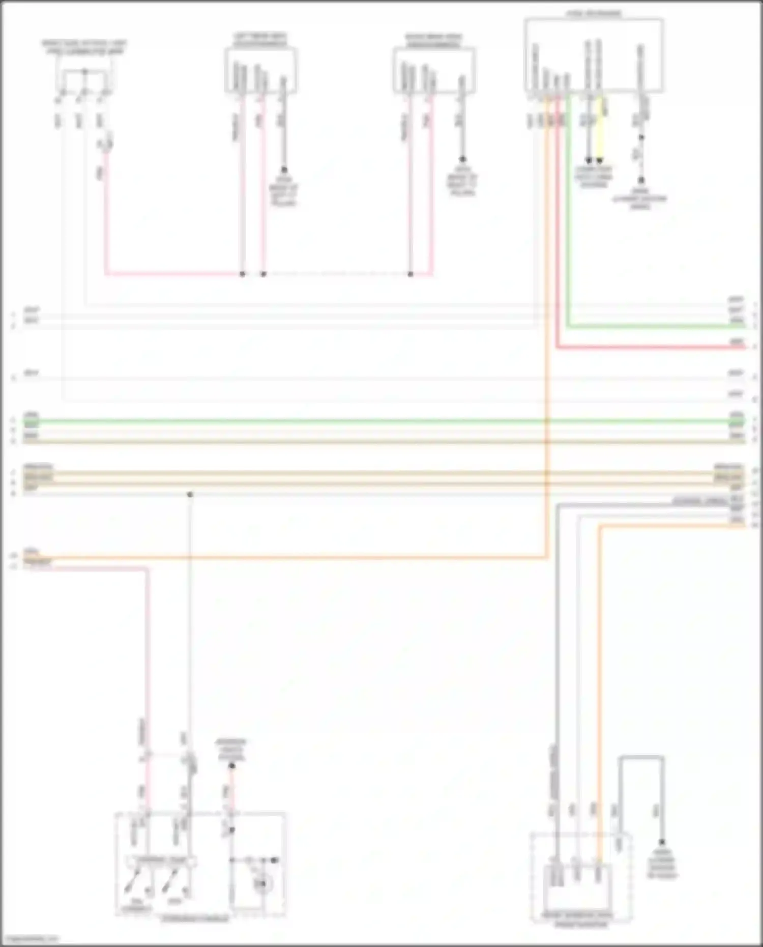 Sorento Kia IV facelift (2023-2024): Navigation circuit, except hybrid w/o amplifier (2 of 5)