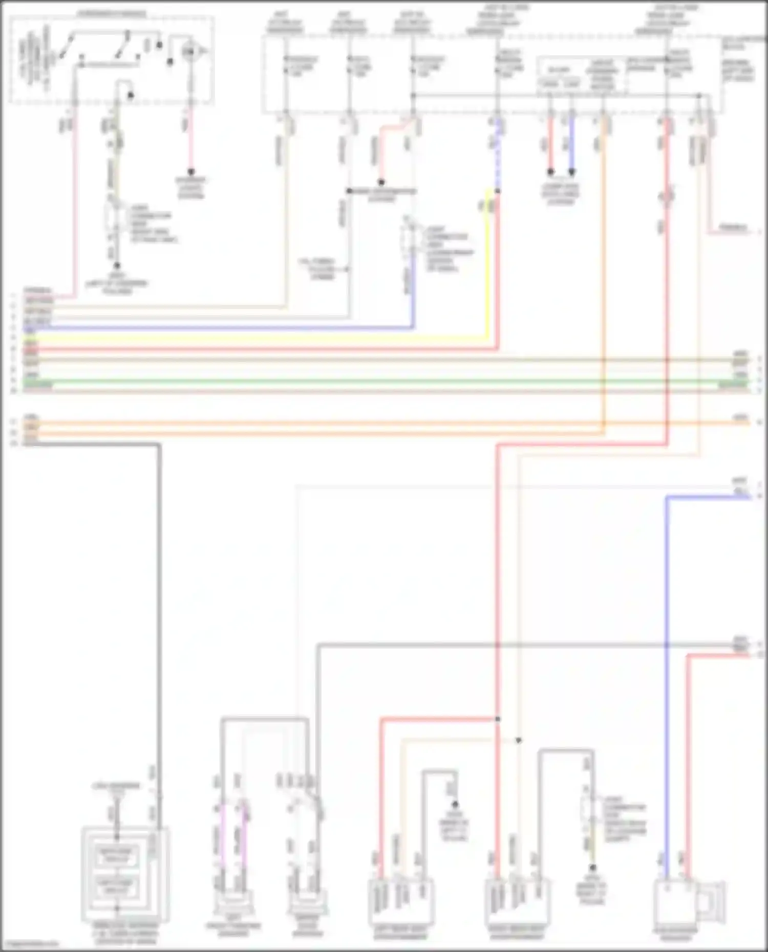 Sorento Kia IV facelift (2023-2024): Navigation circuit, hybrid w/ amplifier (3 of 4)