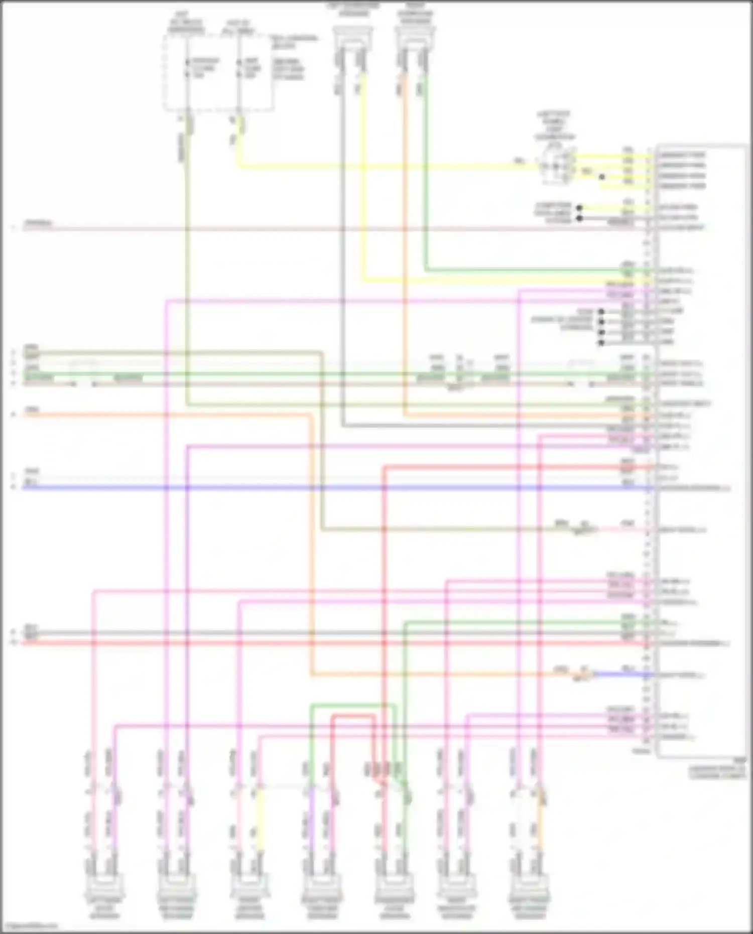 Sorento Kia IV facelift (2023-2024): Navigation circuit, hybrid w/ amplifier (4 of 4)
