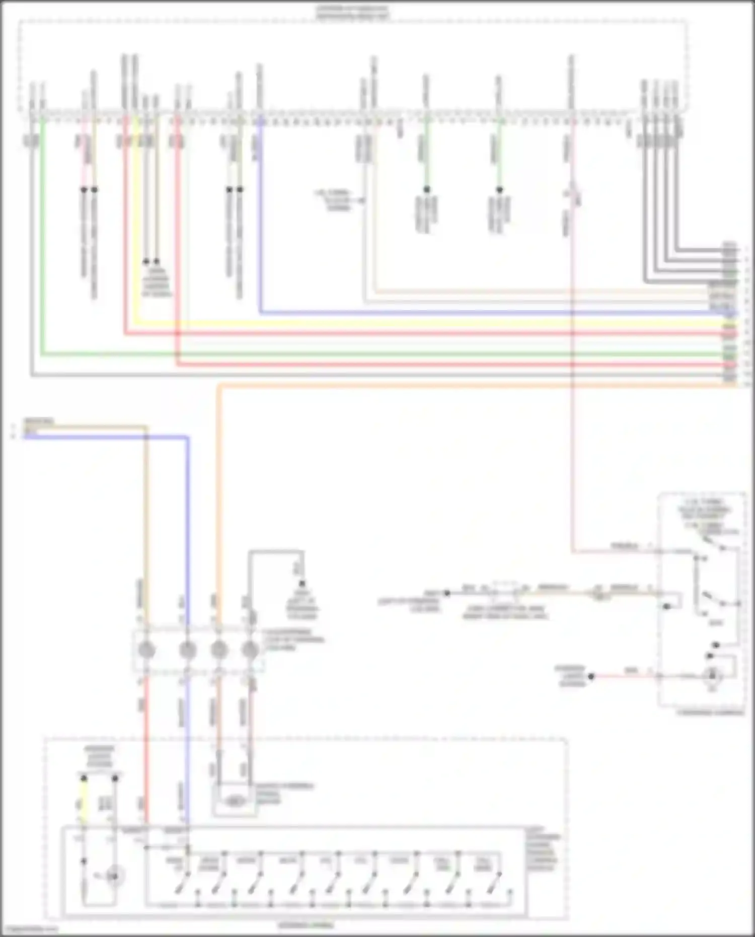 Sorento Kia IV facelift (2023-2024): Navigation circuit, hybrid w/o amplifier (2 of 3)
