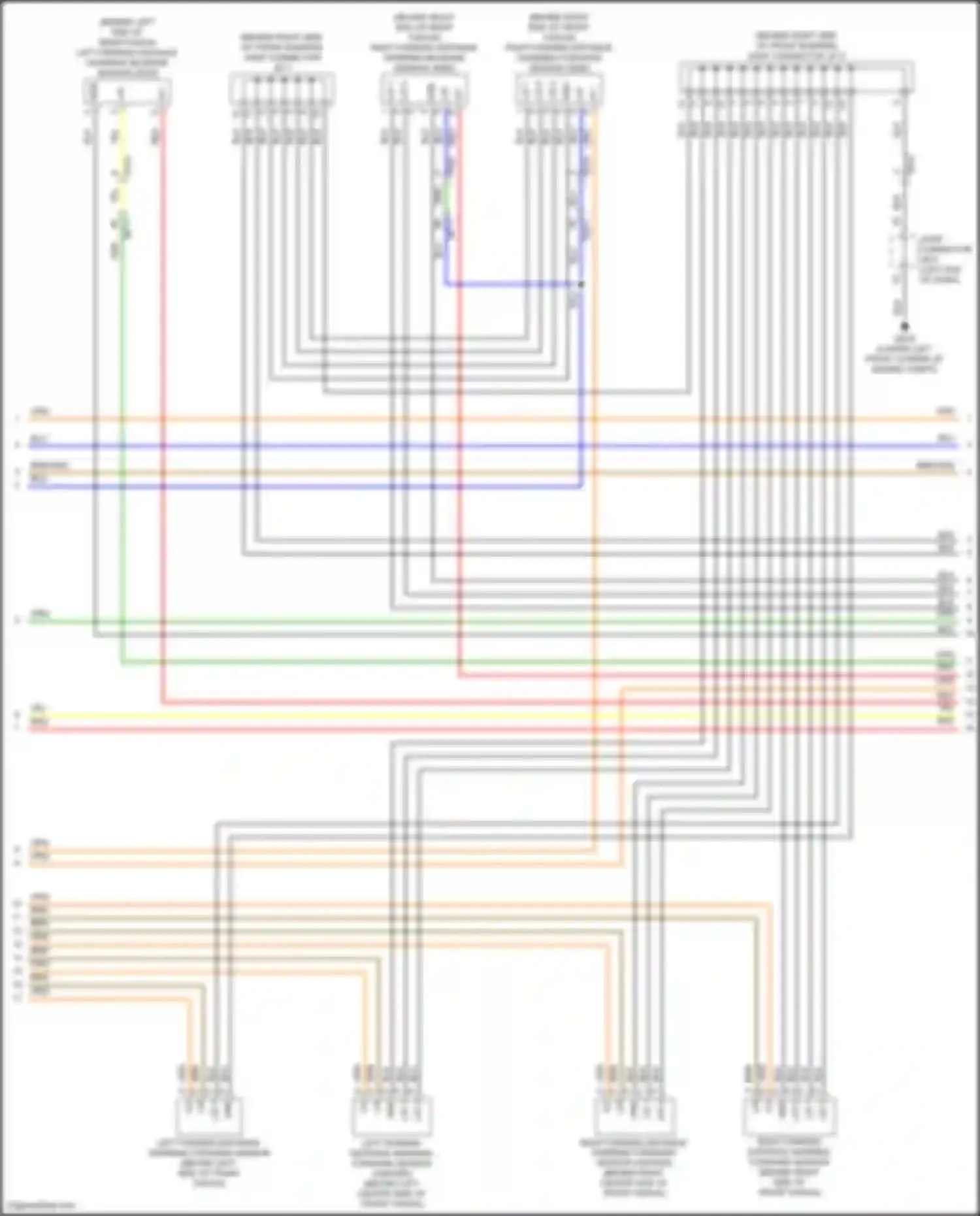 Sorento Kia IV facelift (2023-2024): Parking assistant circuit, hybrid w/ pca (2 of 3)