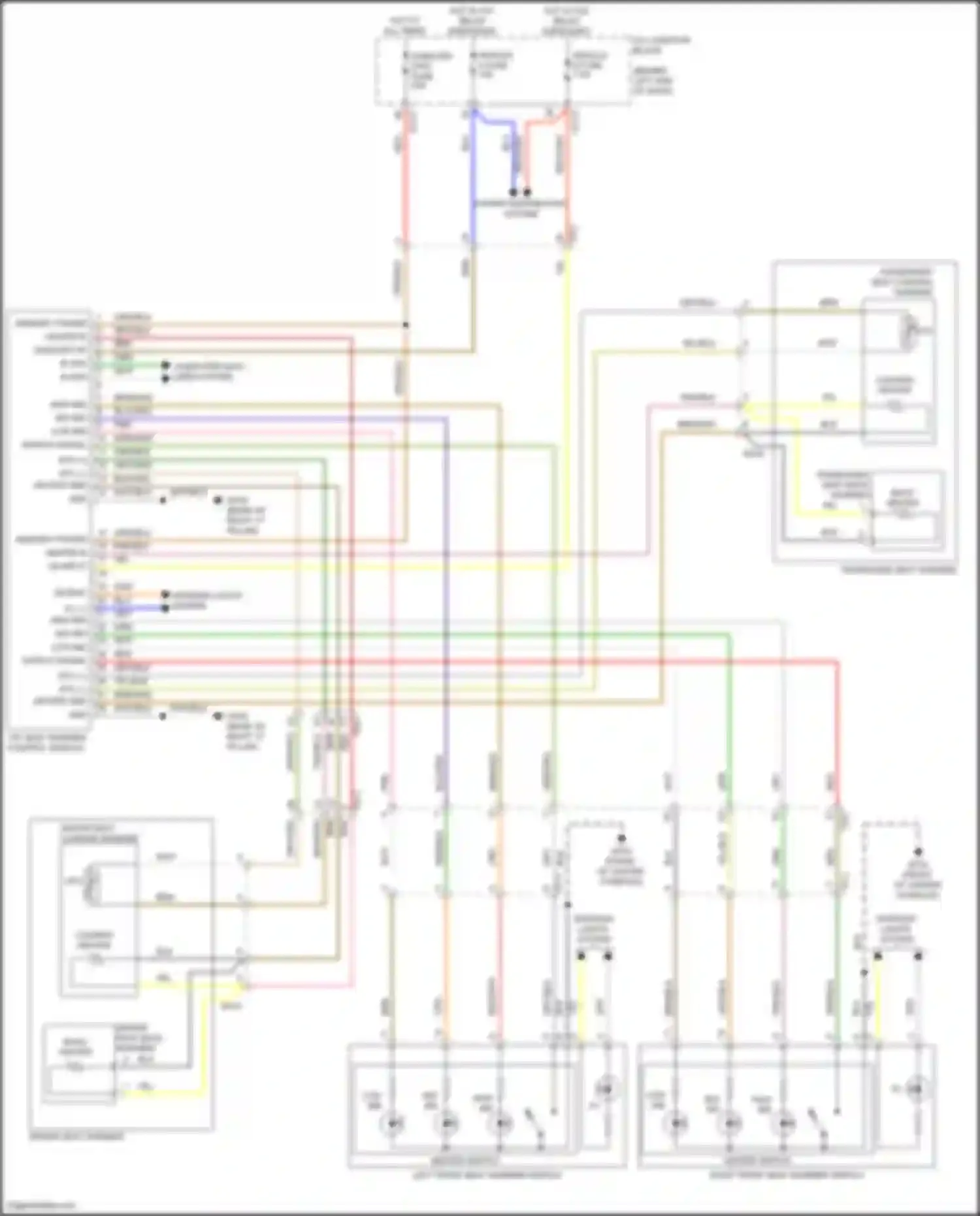 Sorento Kia IV facelift (2023-2024): Front heated seats circuit, hybrid