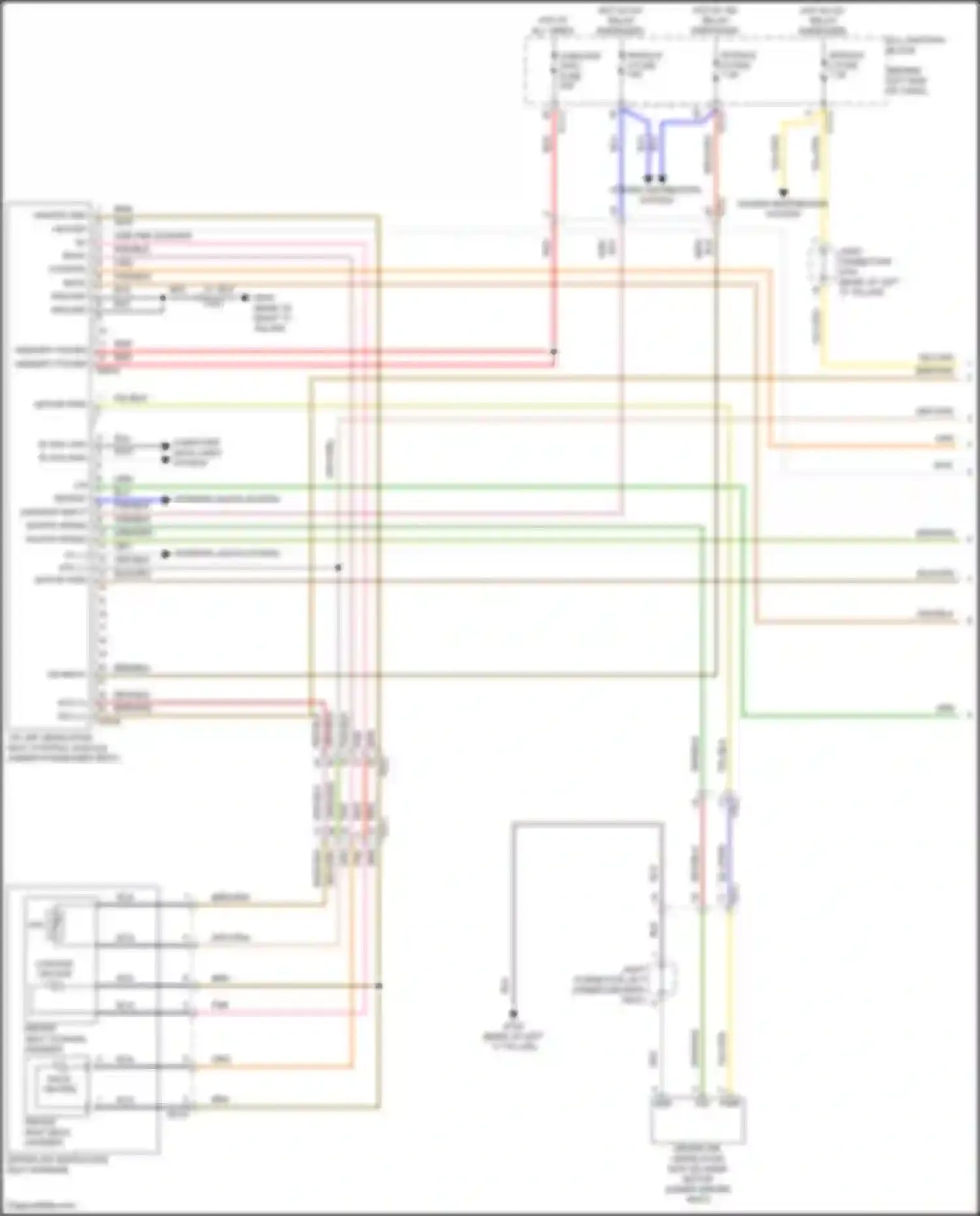 Sorento Kia IV facelift (2023-2024): Seat ventilation circuit, hybrid (1 of 2)