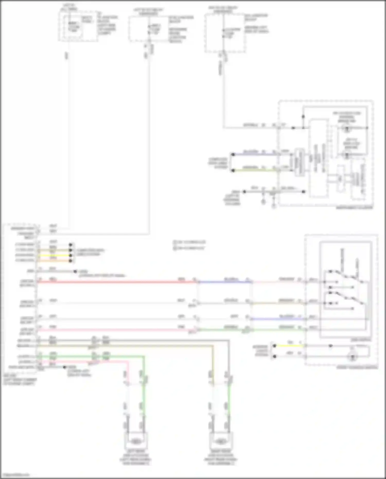 Sorento Kia IV facelift (2023-2024): Electric parking brake circuit, hybrid