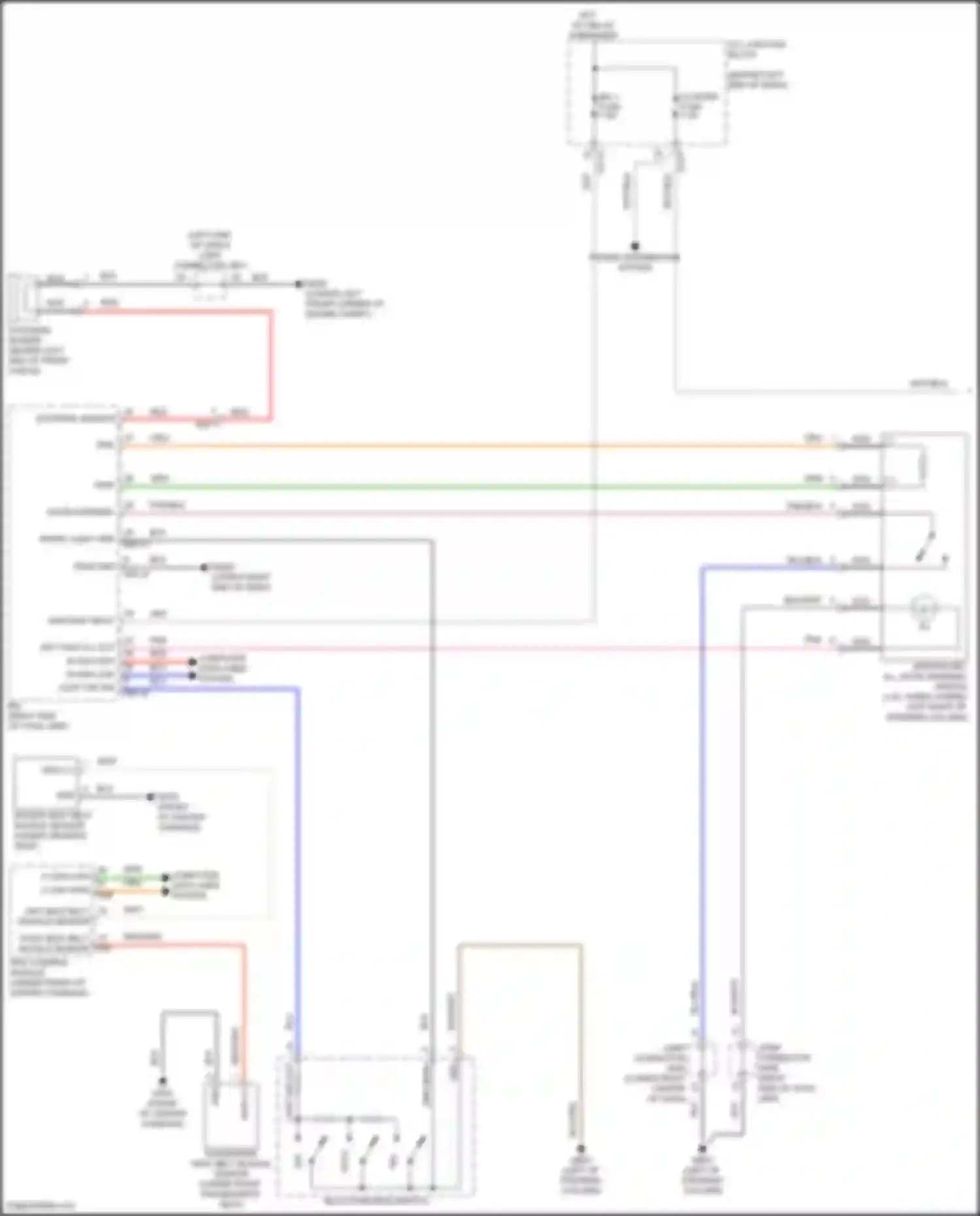 Sorento Kia IV facelift (2023-2024): Chime circuit, hybrid (1 of 2)