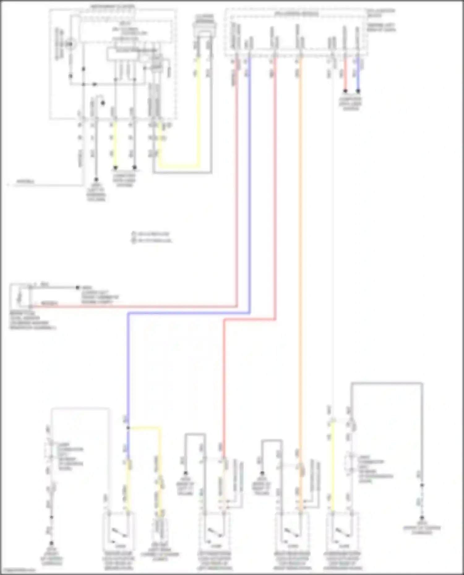 Sorento Kia IV facelift (2023-2024): Chime circuit, hybrid (2 of 2)