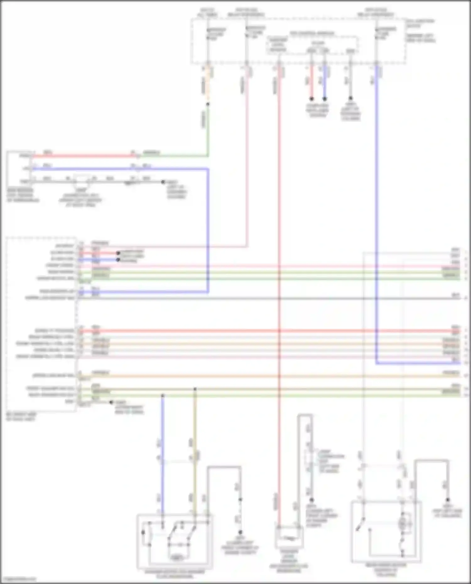 Sorento Kia IV facelift (2023-2024): Wiper/washer circuit, hybrid (1 of 2)