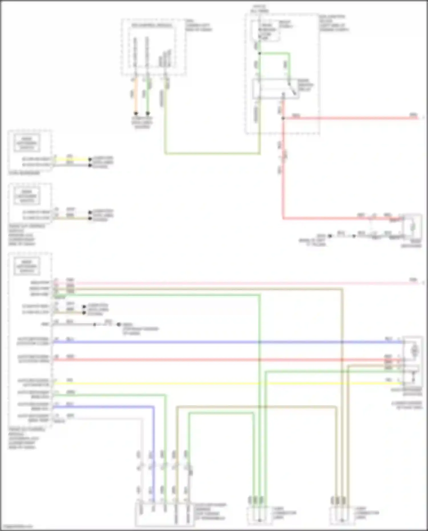 Wiring diagram auto defogger actuator for Kia Sorento IV facelift (2023-2024) (5 of 6)
