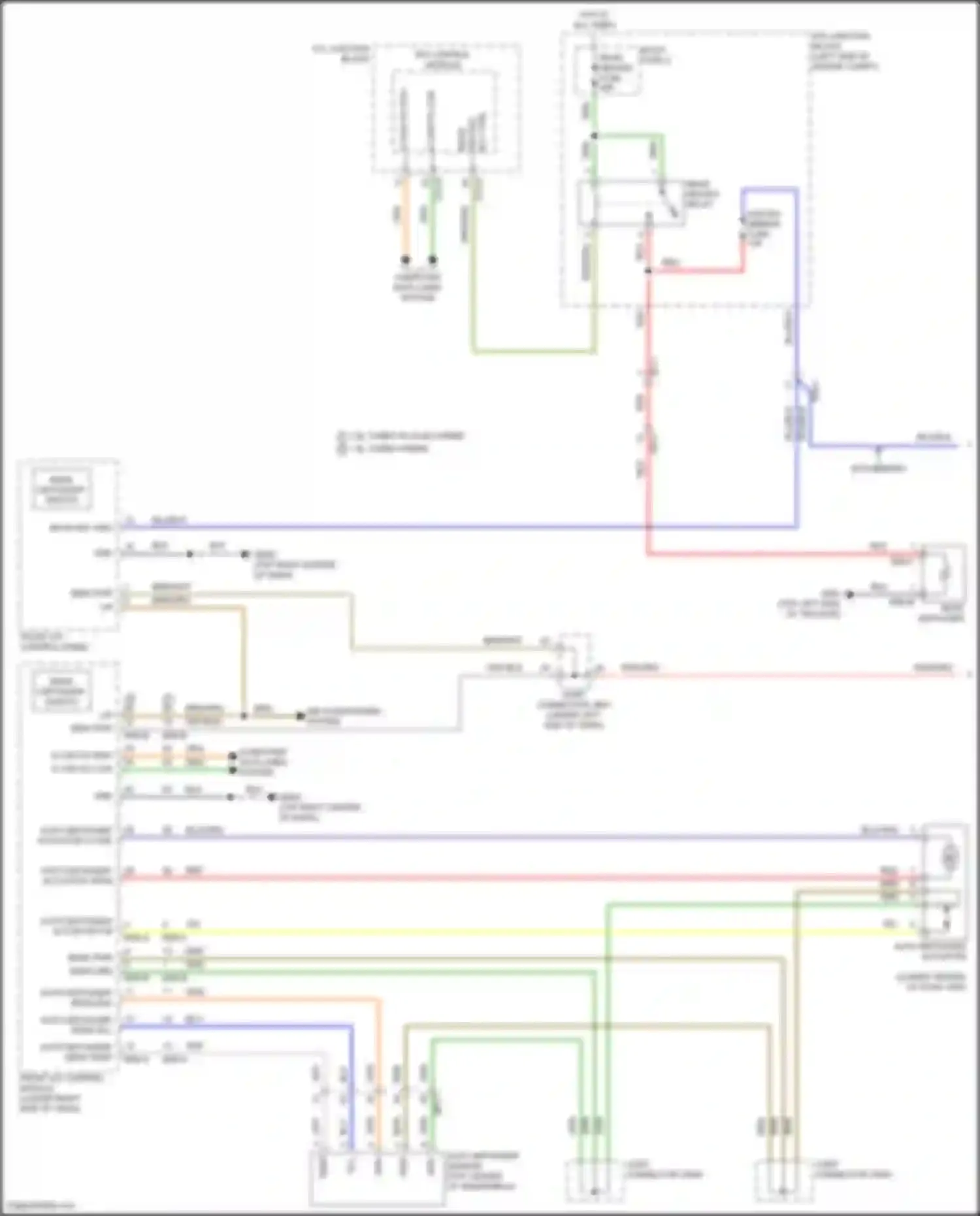 Wiring diagram auto defogger sens scl for Kia Sorento IV facelift (2023-2024) (3 of 3)