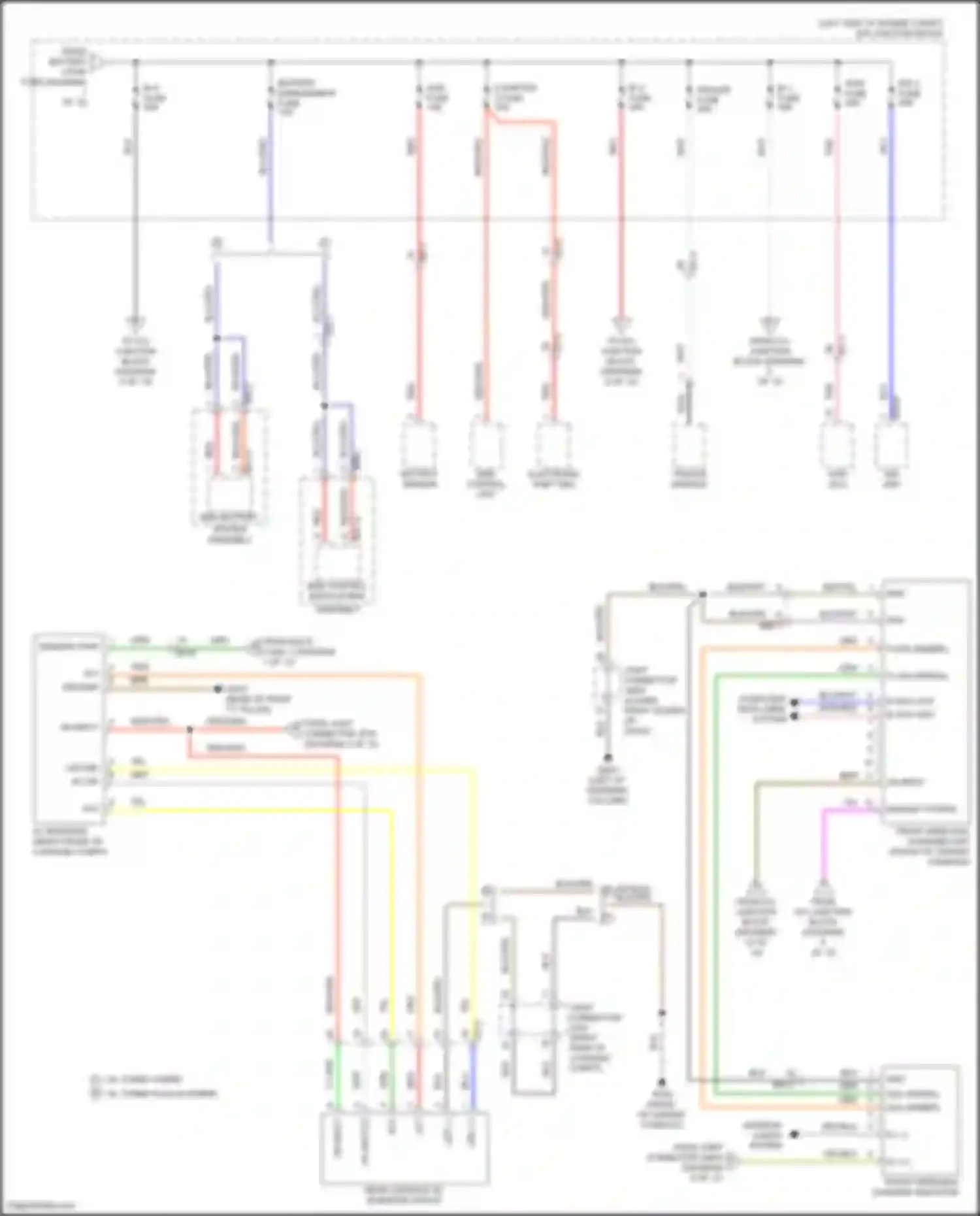 Wiring diagram b+4 fuse for Kia Sorento IV facelift (2023-2024) (5 of 5)