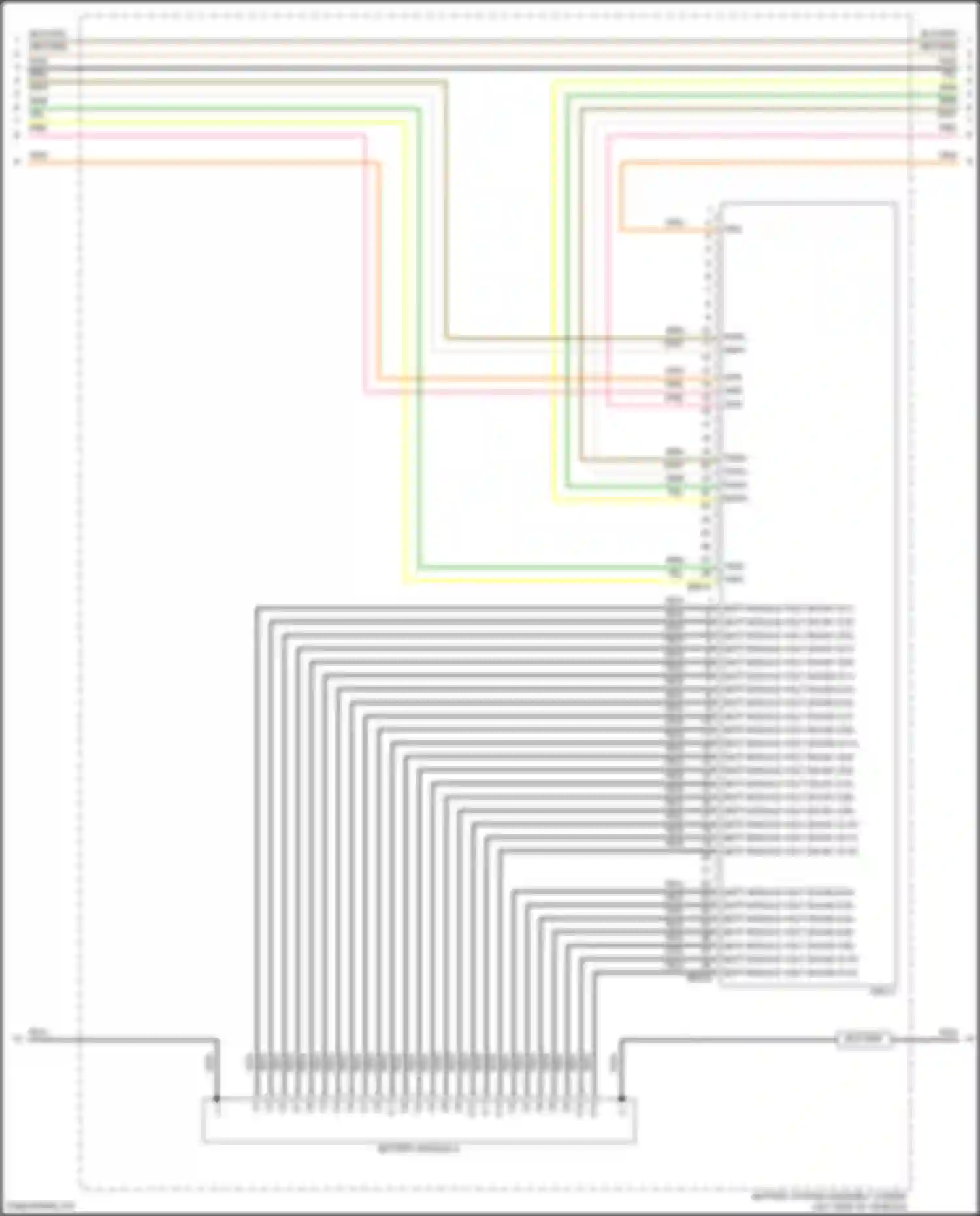 Wiring diagram battery module 2 for Kia Sorento IV facelift (2023-2024) (1 of 1)