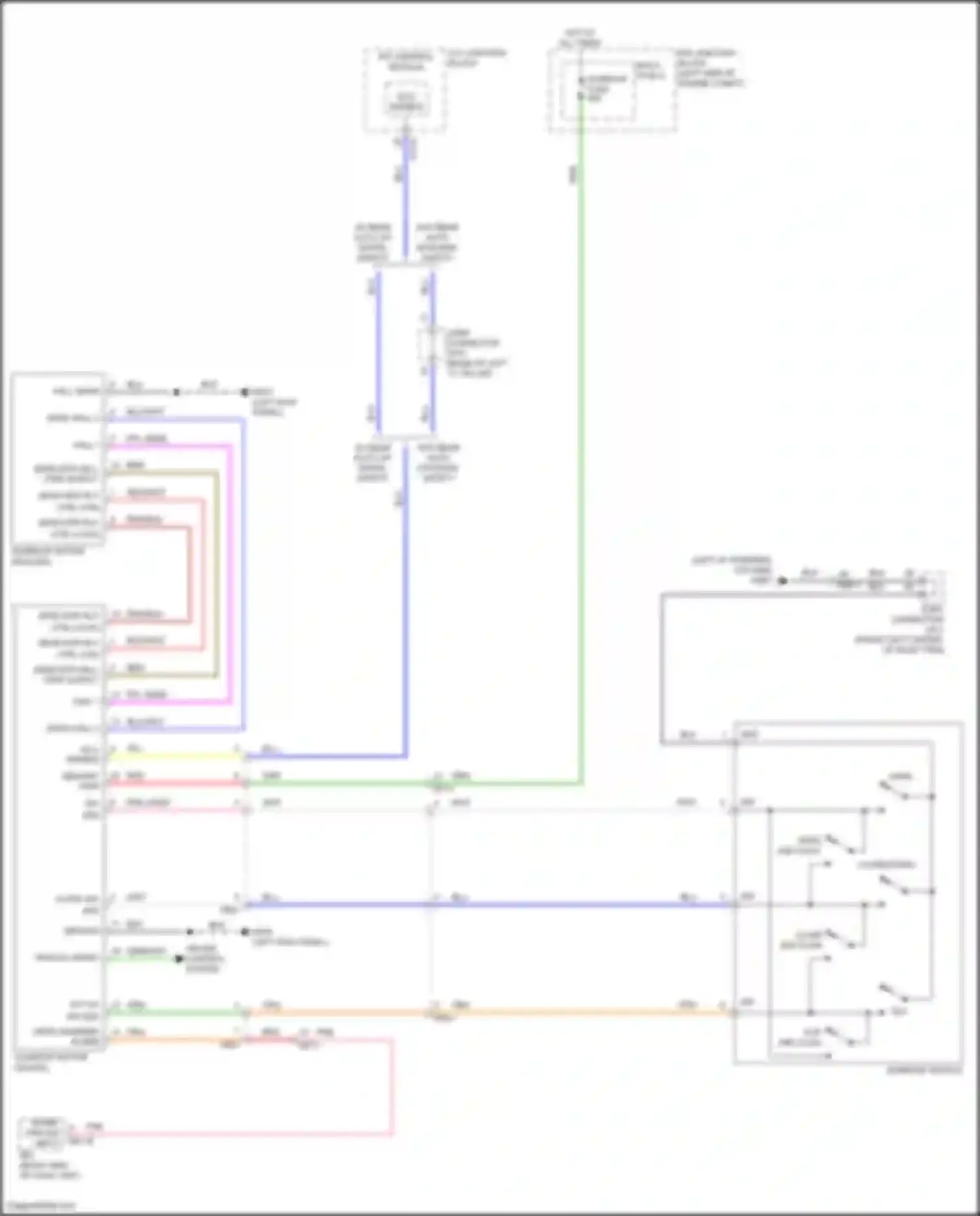 Wiring diagram blu for Kia Sorento IV facelift (2023-2024) (50 of 359)