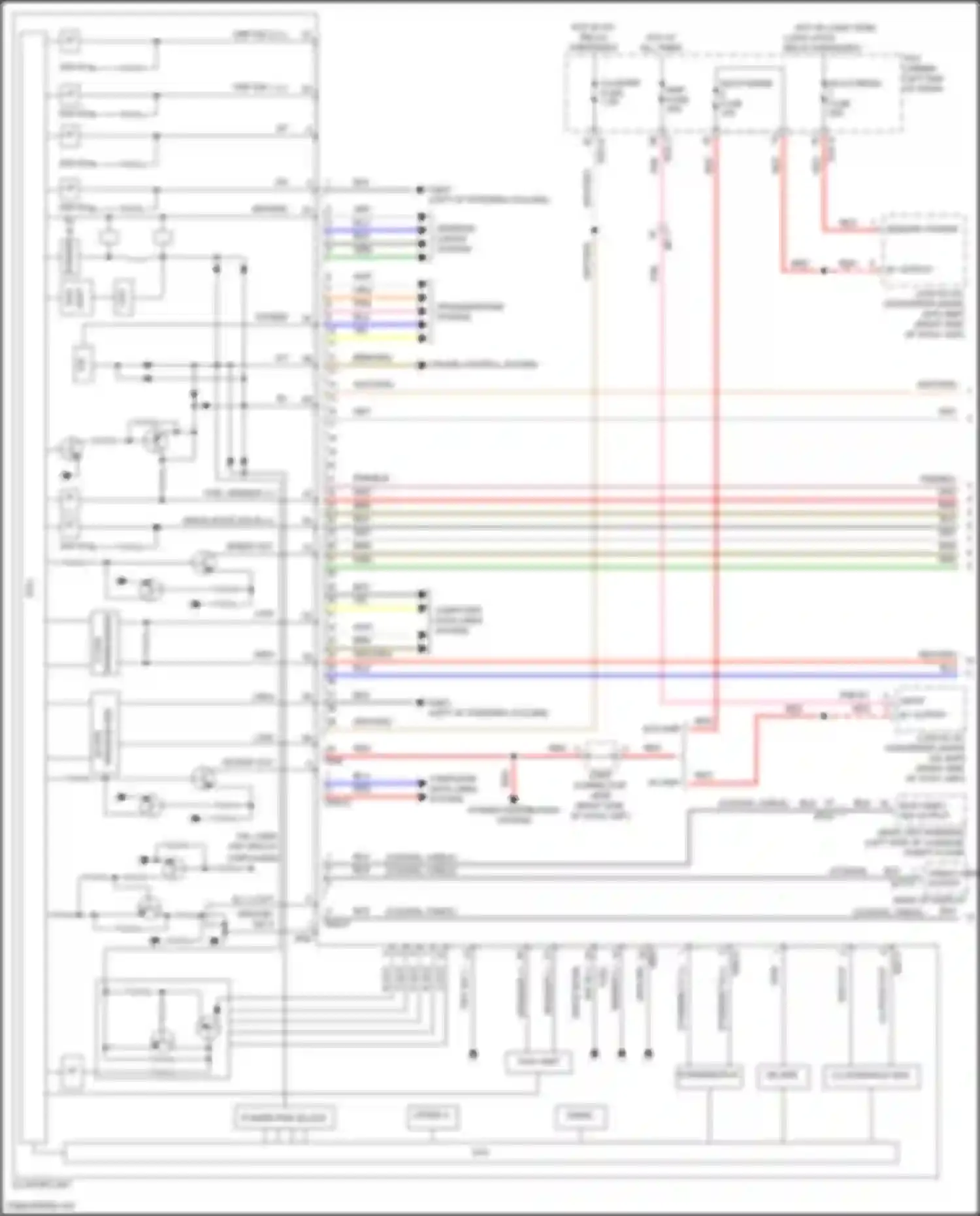Wiring diagram blu for Kia Sorento IV facelift (2023-2024) (122 of 359)