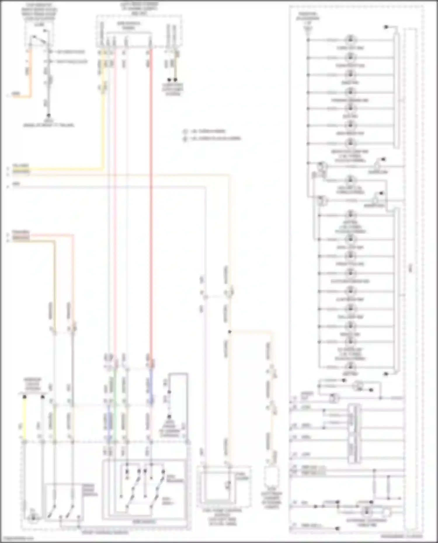 Wiring diagram blu/wht for Kia Sorento IV facelift (2023-2024) (14 of 40)