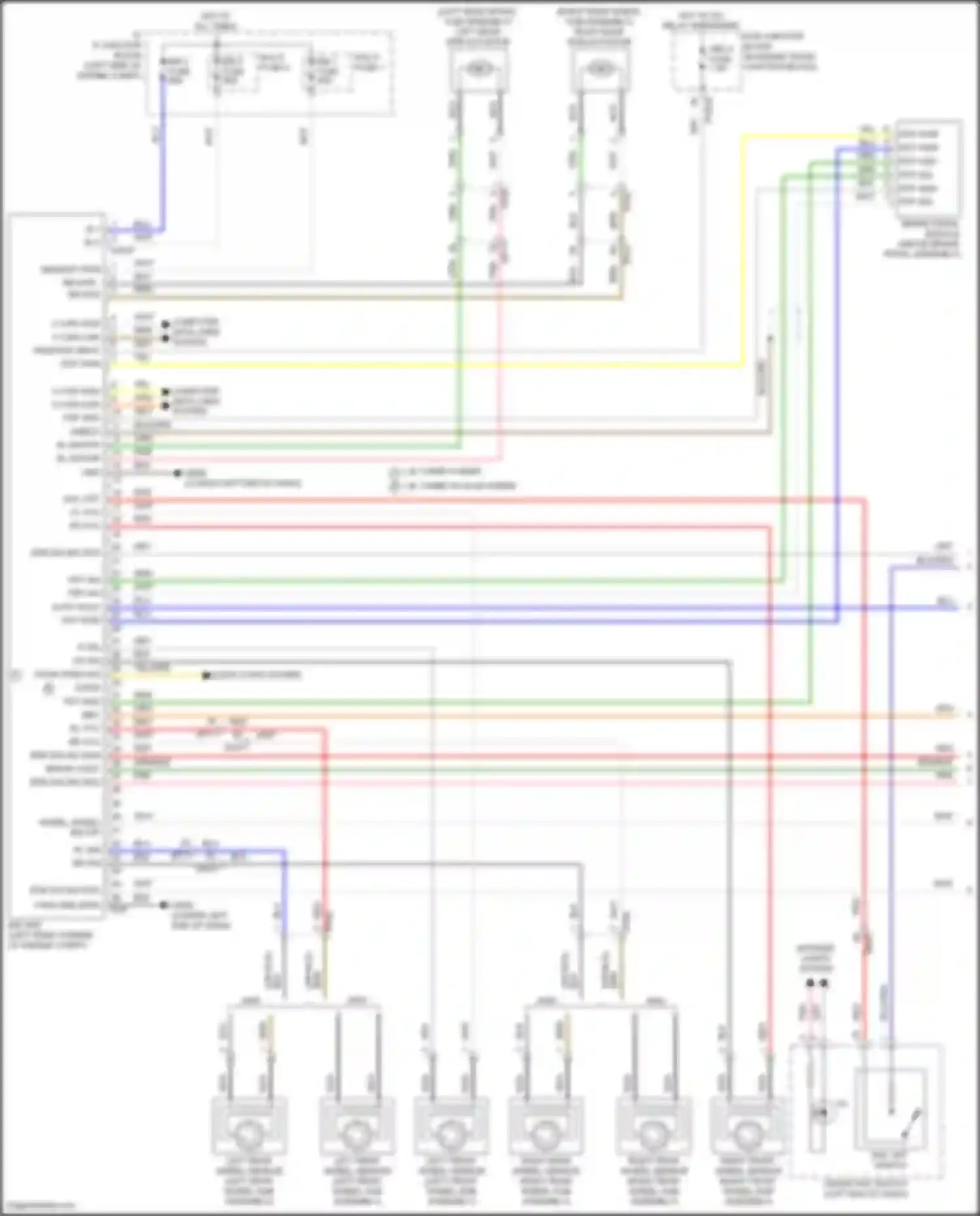 Wiring diagram c-can low for Kia Sorento IV facelift (2023-2024) (1 of 6)