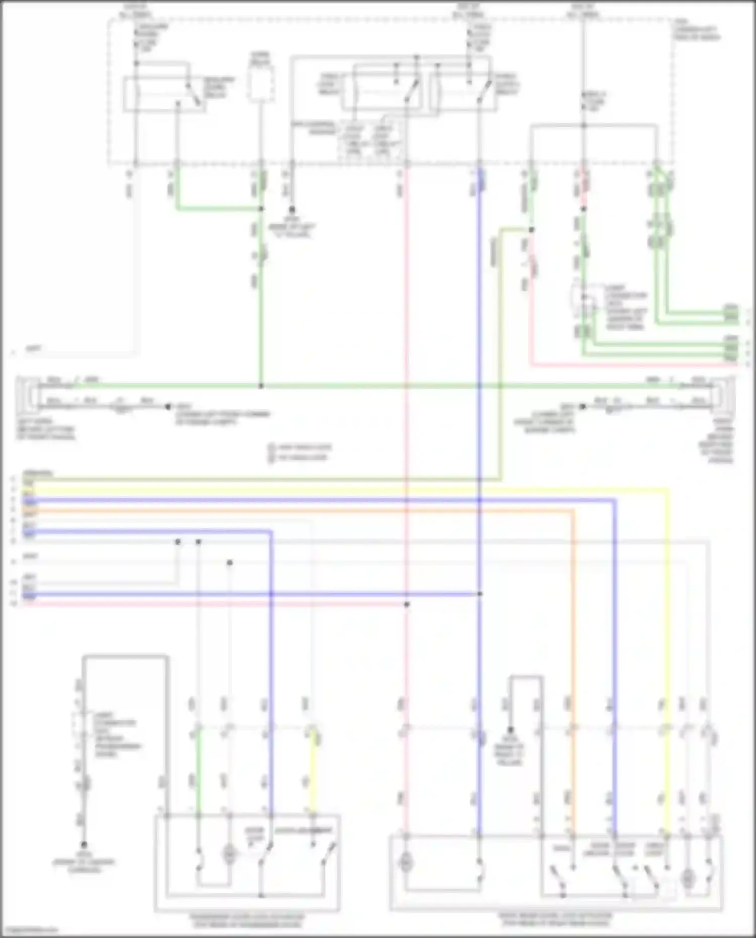 Wiring diagram child lock fuse for Kia Sorento IV facelift (2023-2024) (1 of 7)