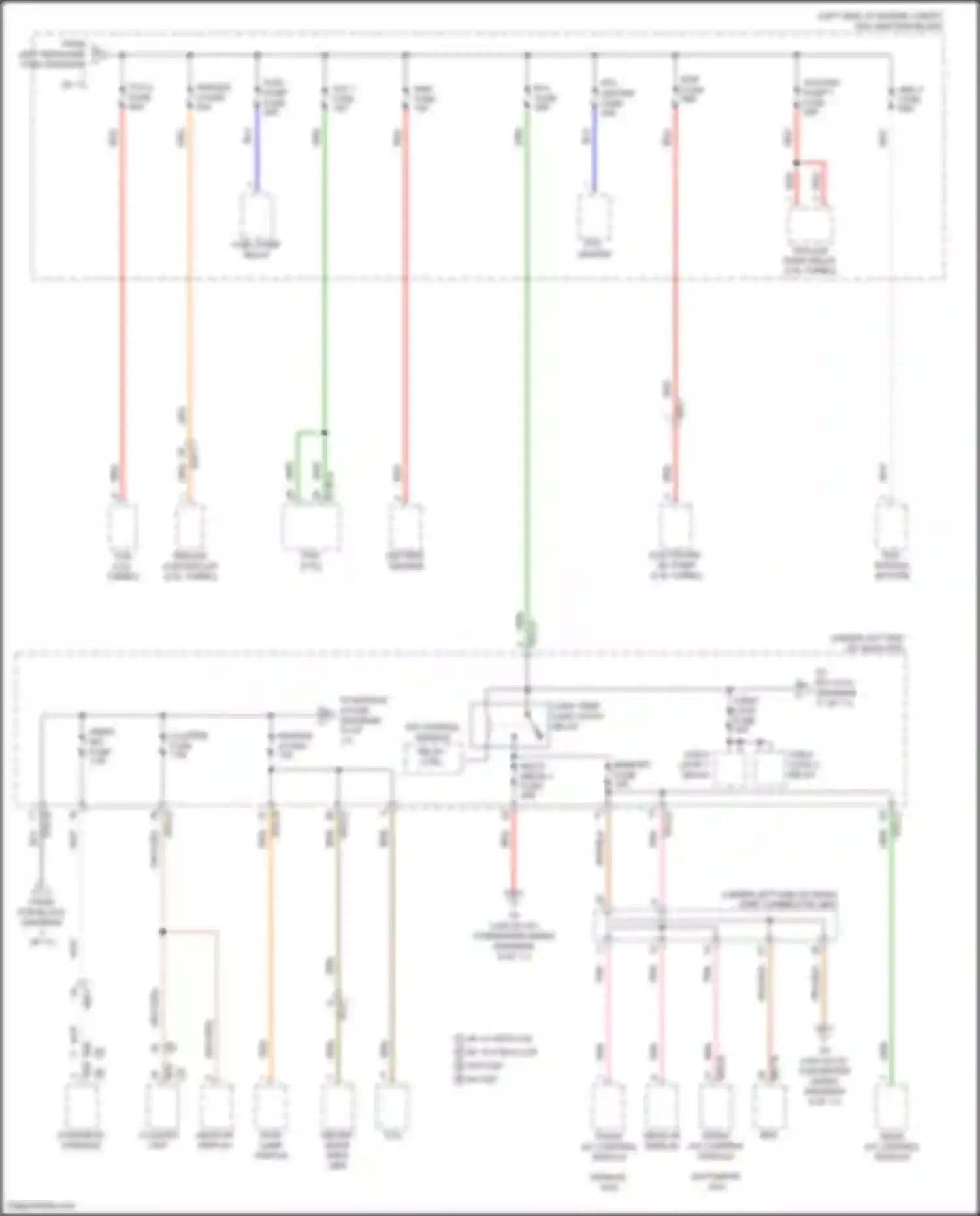 Wiring diagram child lock fuse for Kia Sorento IV facelift (2023-2024) (4 of 7)