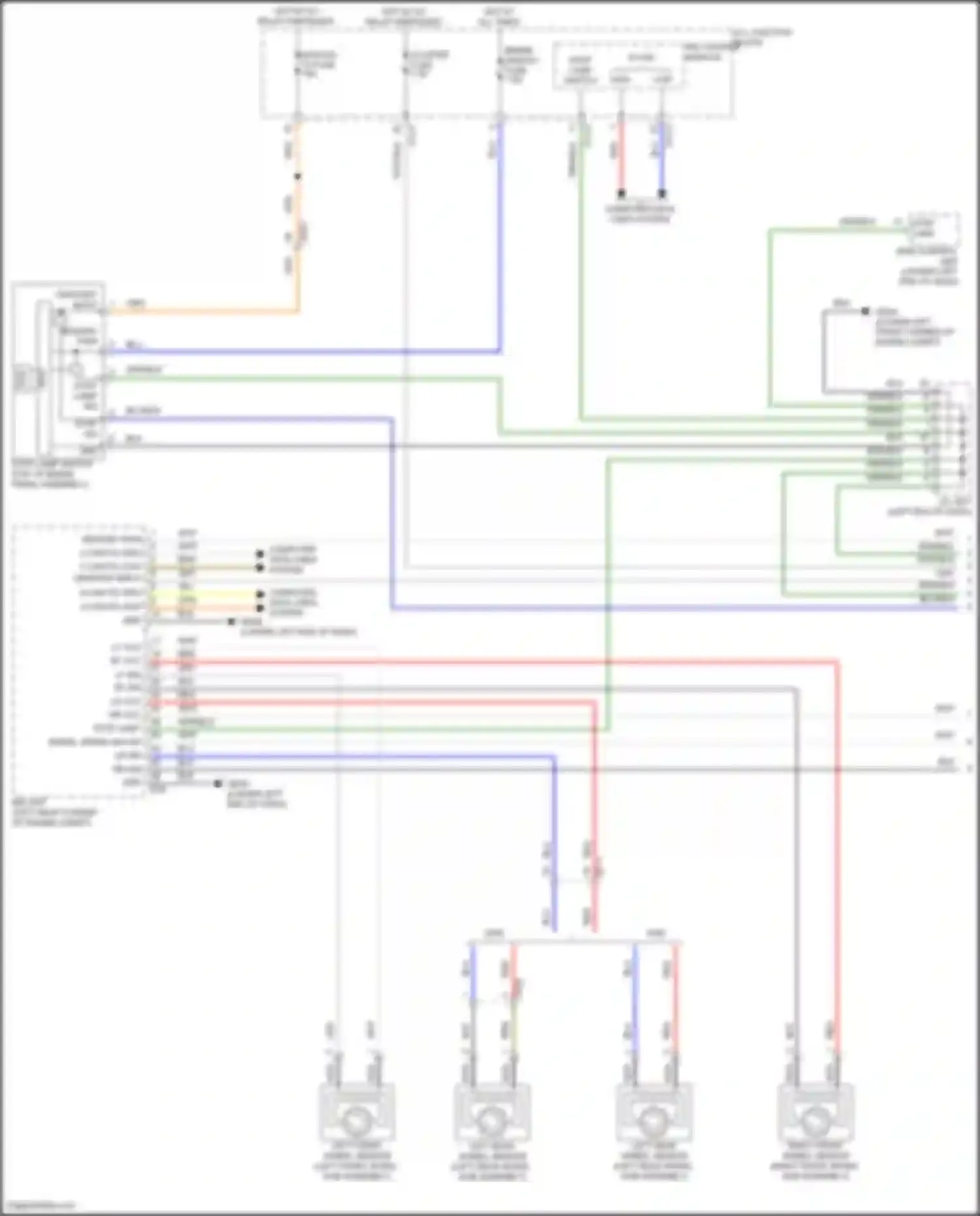 Wiring diagram cluster fuse for Kia Sorento IV facelift (2023-2024) (4 of 50)