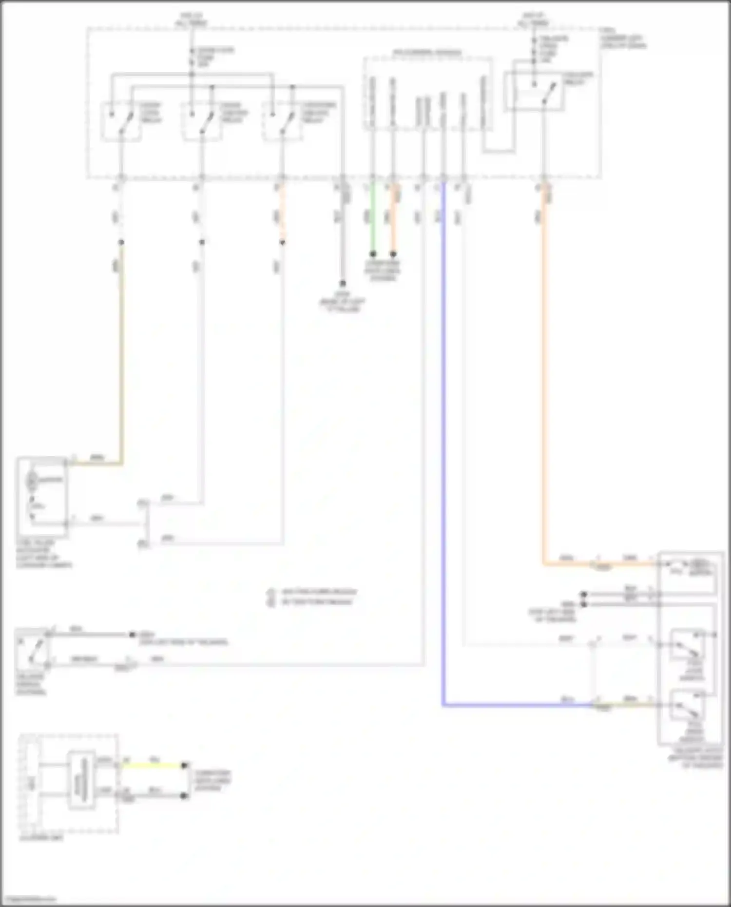 Wiring diagram cluster unit for Kia Sorento IV facelift (2023-2024) (32 of 36)