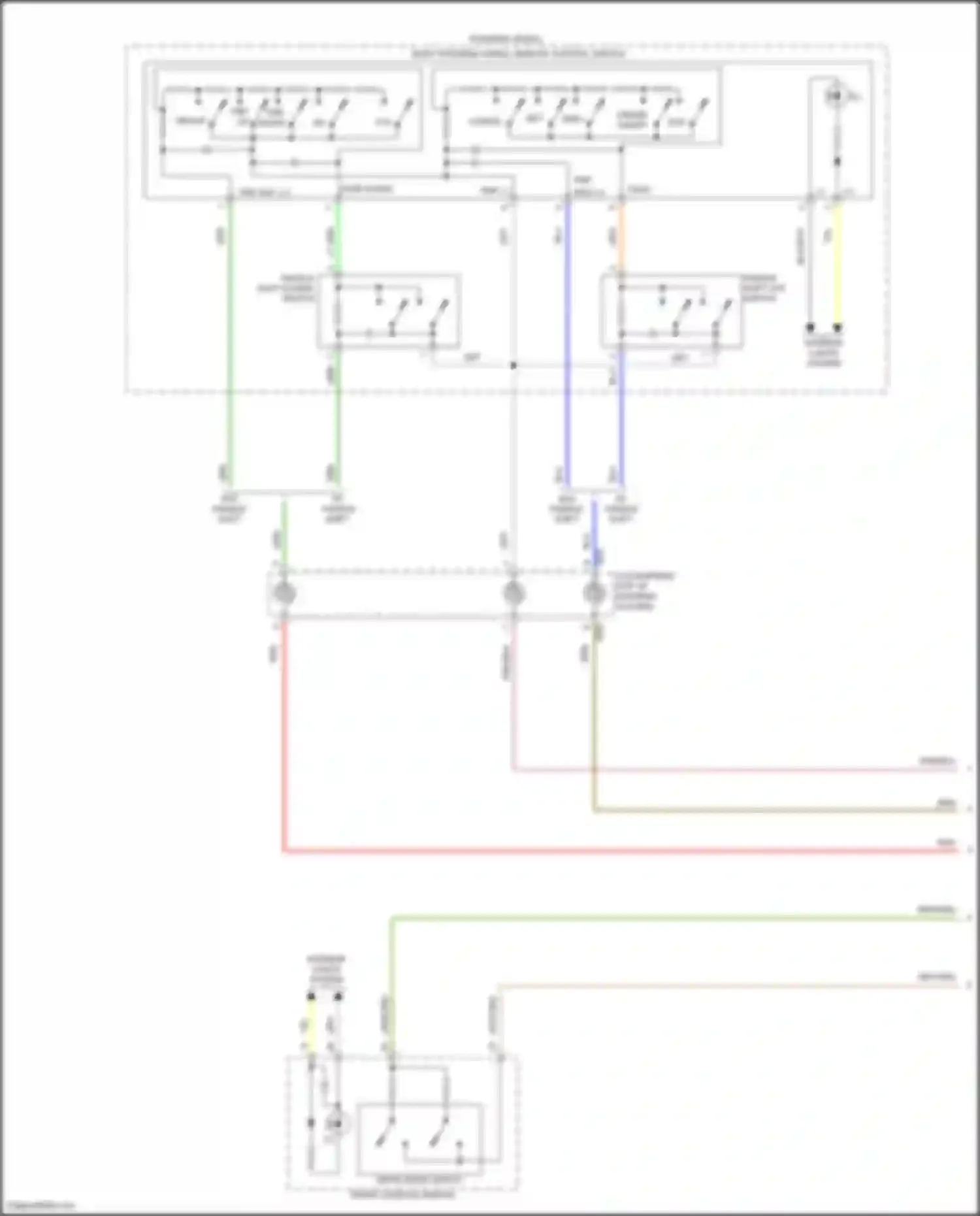 Wiring diagram cruise on/off for Kia Sorento IV facelift (2023-2024) (3 of 4)