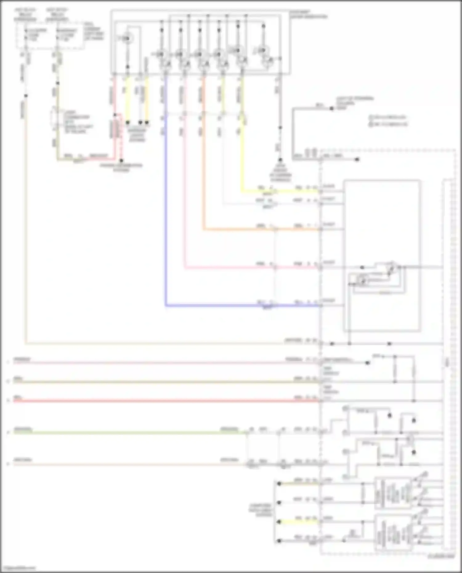 Wiring diagram d out for Kia Sorento IV facelift (2023-2024) (4 of 7)
