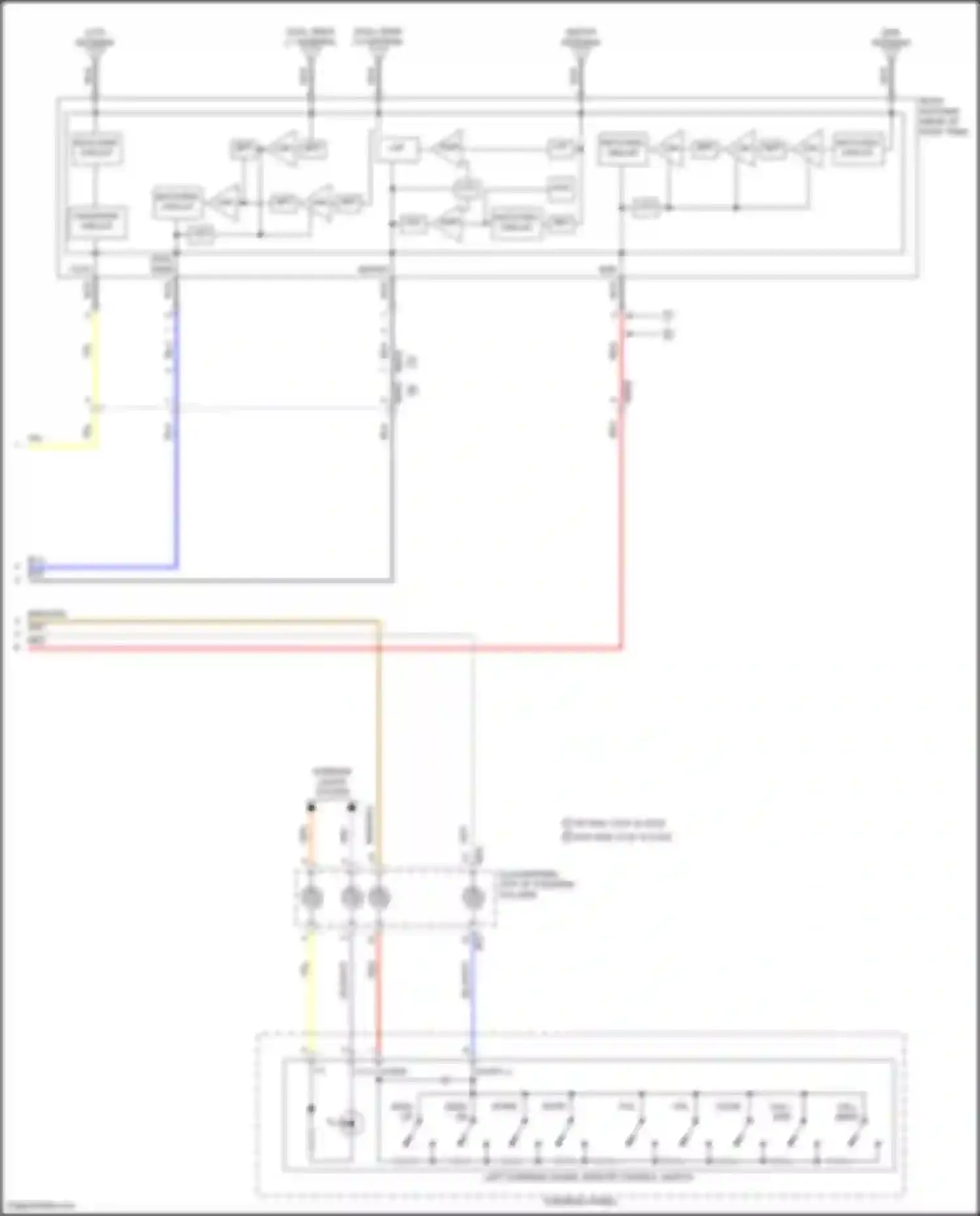 Wiring diagram diagnosis circuit for Kia Sorento IV facelift (2023-2024) (5 of 17)