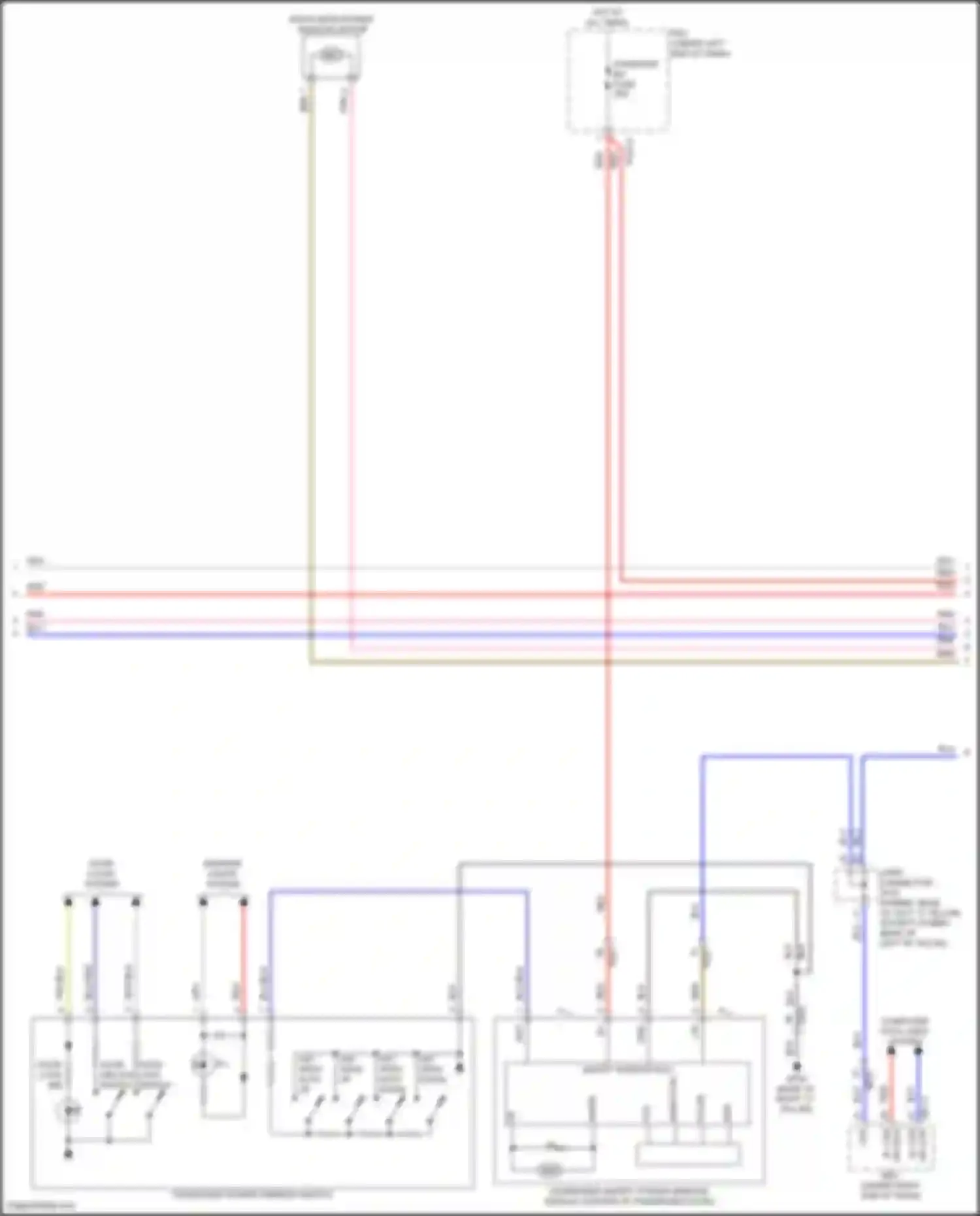Wiring diagram door lock ind for Kia Sorento IV facelift (2023-2024) (6 of 10)