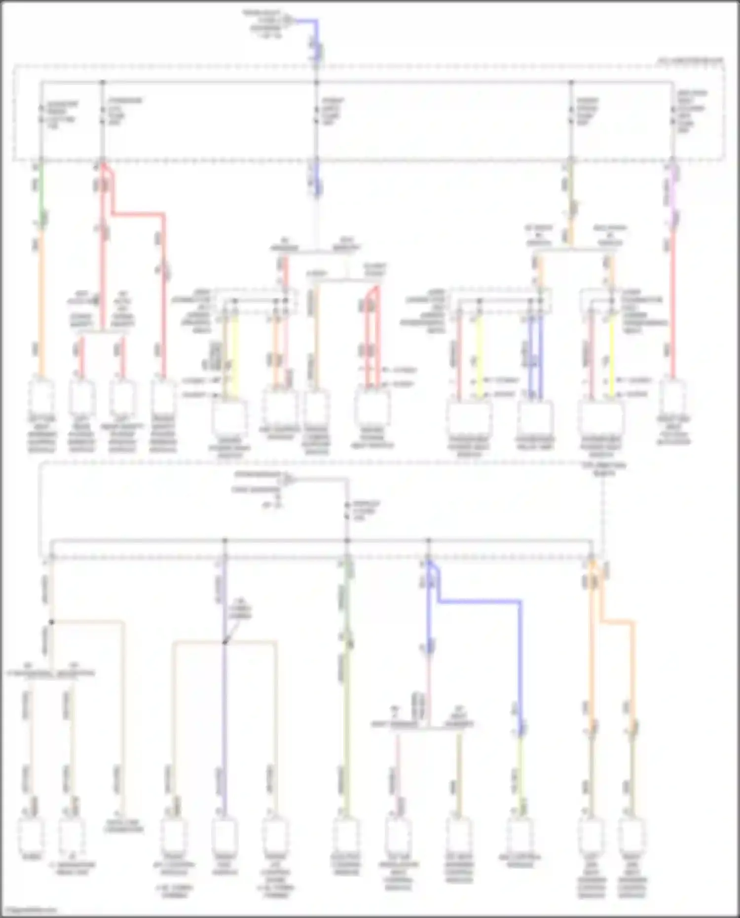 Wiring diagram driver safety power window module for Kia Sorento IV facelift (2023-2024) (4 of 4)