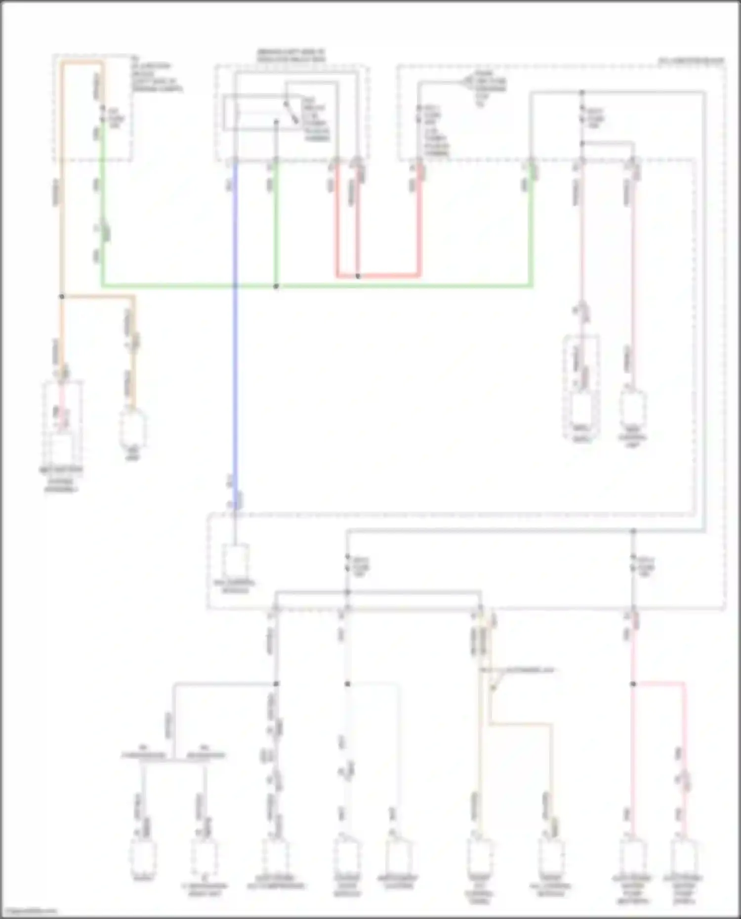 Wiring diagram electronic a/c compressor for Kia Sorento IV facelift (2023-2024) (6 of 8)