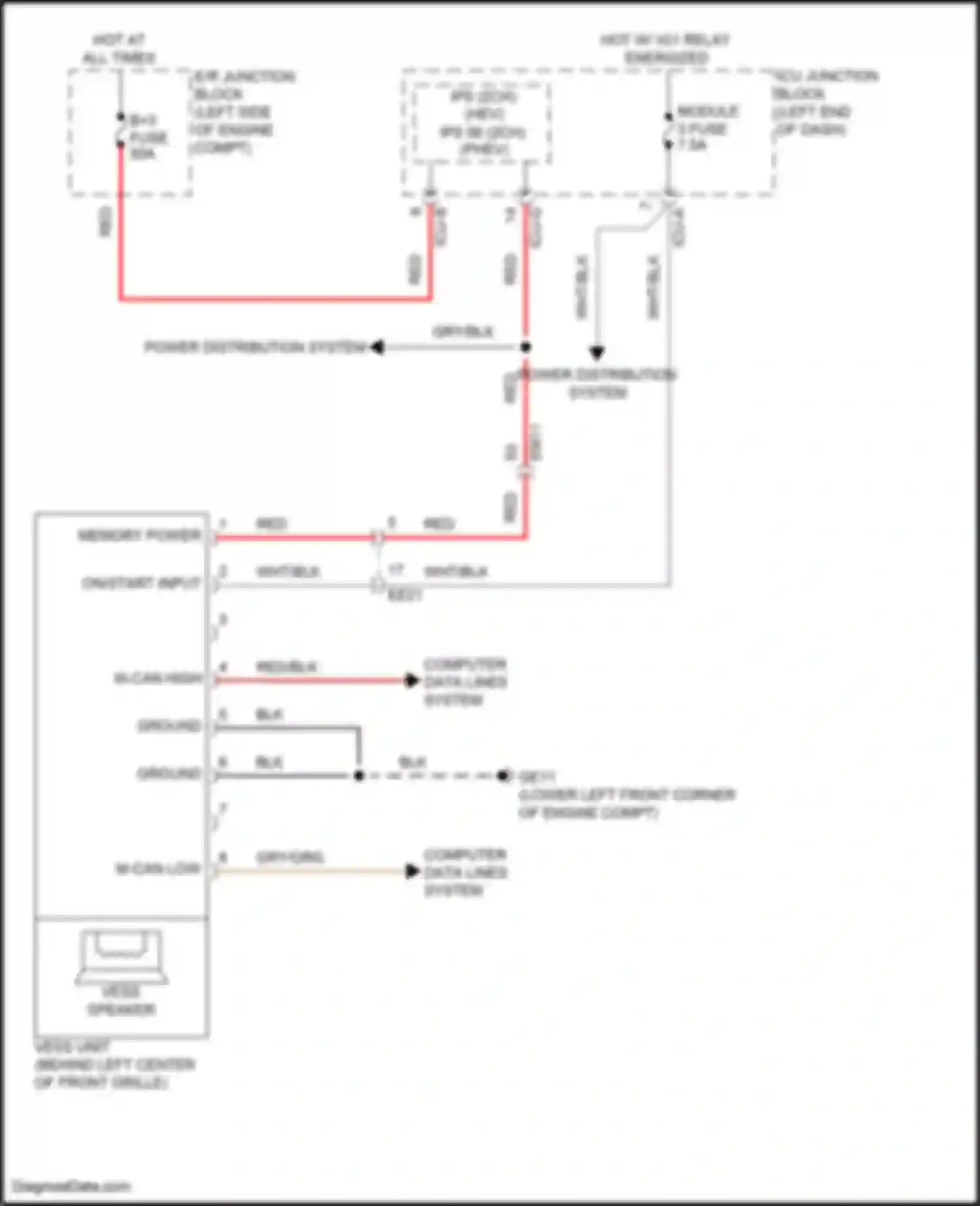 Wiring diagram e/r junction block for Kia Sorento IV facelift (2023-2024) (21 of 101)