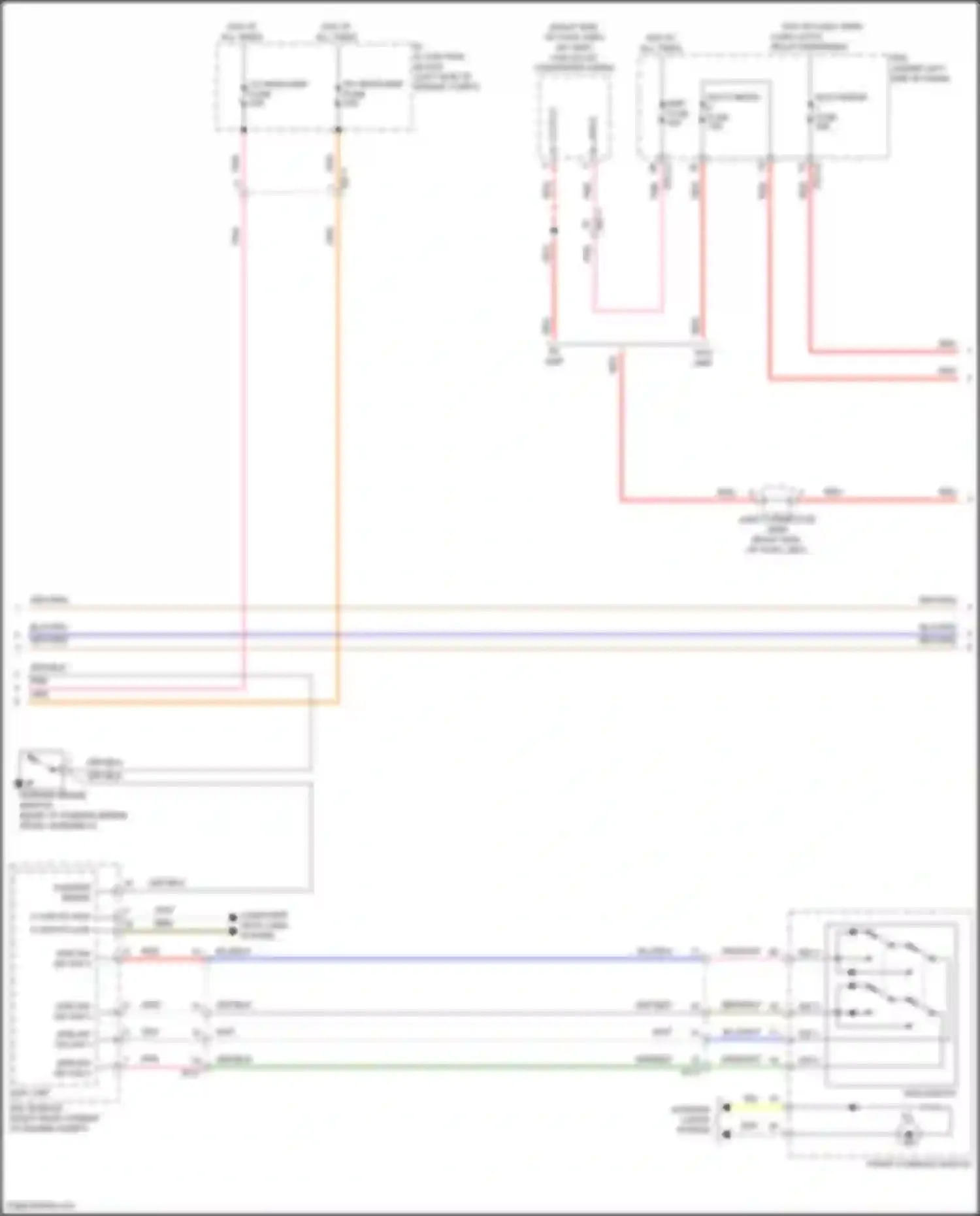 Wiring diagram esc unit esc module for Kia Sorento IV facelift (2023-2024) (3 of 4)